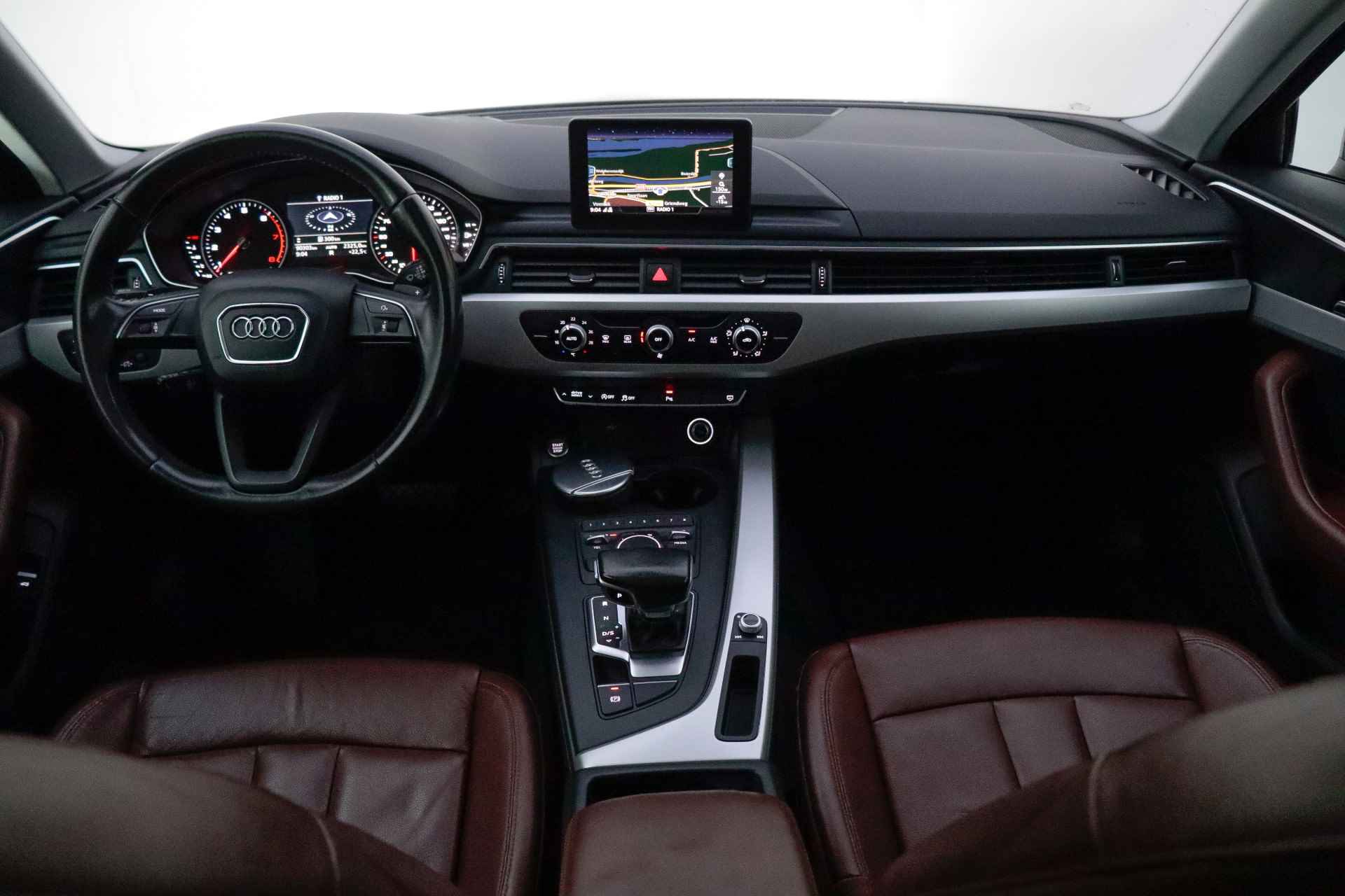 Audi A4 Limousine 2.0T 190Pk S-Tr. Pro Line SCHUIFDAK/CARPLAY/CAMERA/LED/NAVI/CLIMA/CRUISE/LEDER/PDC V+A/LMV 18'' - 16/25