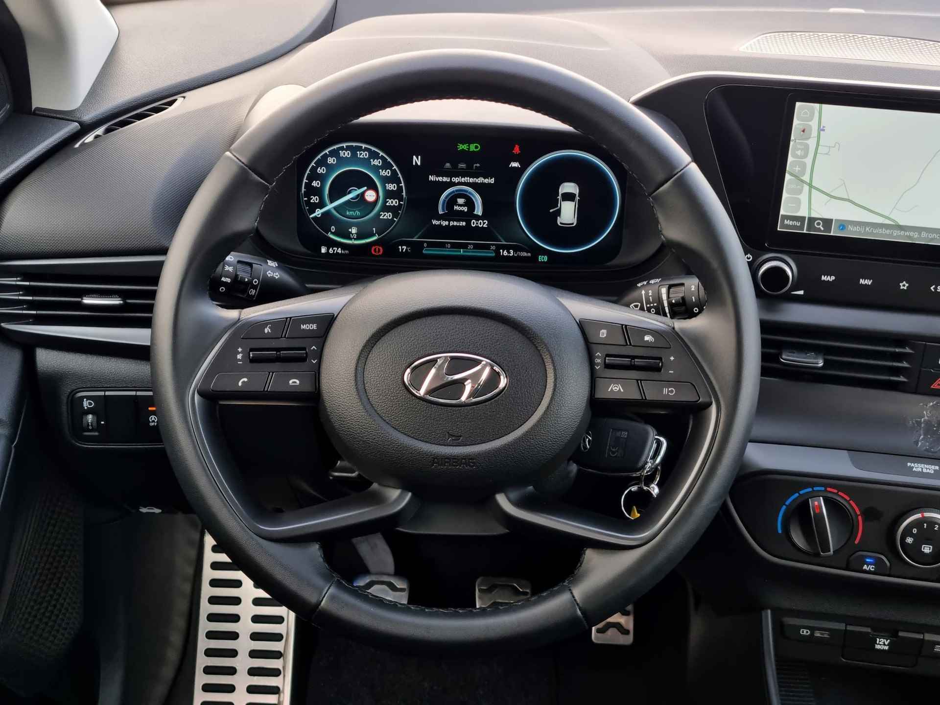 Hyundai Bayon 1.0 T-GDI Comfort Smart Automaat / Origineel NL / Navigatie / Android Auto/Apple Carplay / Camera - 23/30