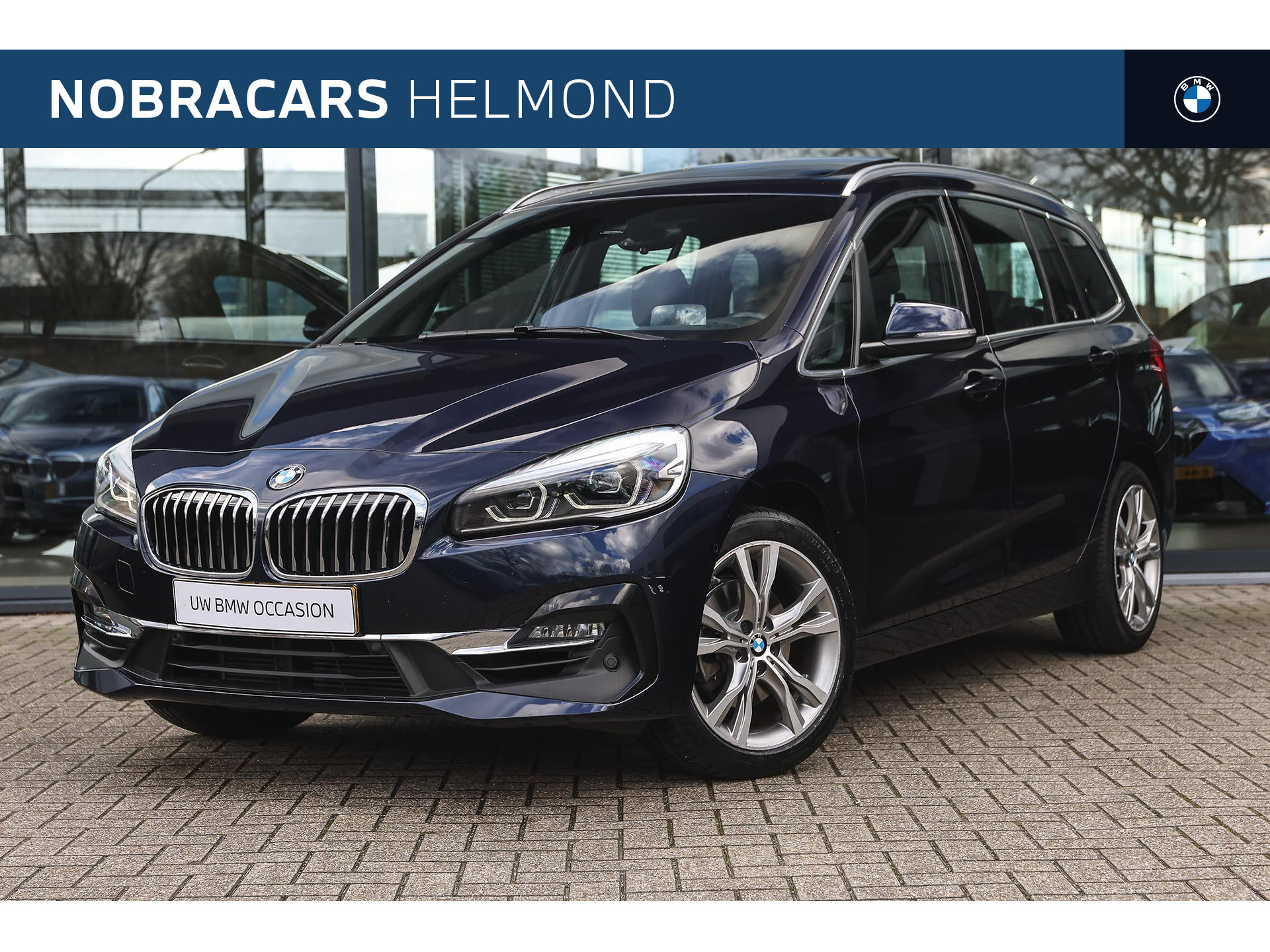 BMW 2 Serie Gran Tourer 218i 7p. High Executive Luxury Line Automaat / Panoramadak / Sportstoelen / Stoelverwarming / LED / Cruise Control / Head-Up / Park Assistant