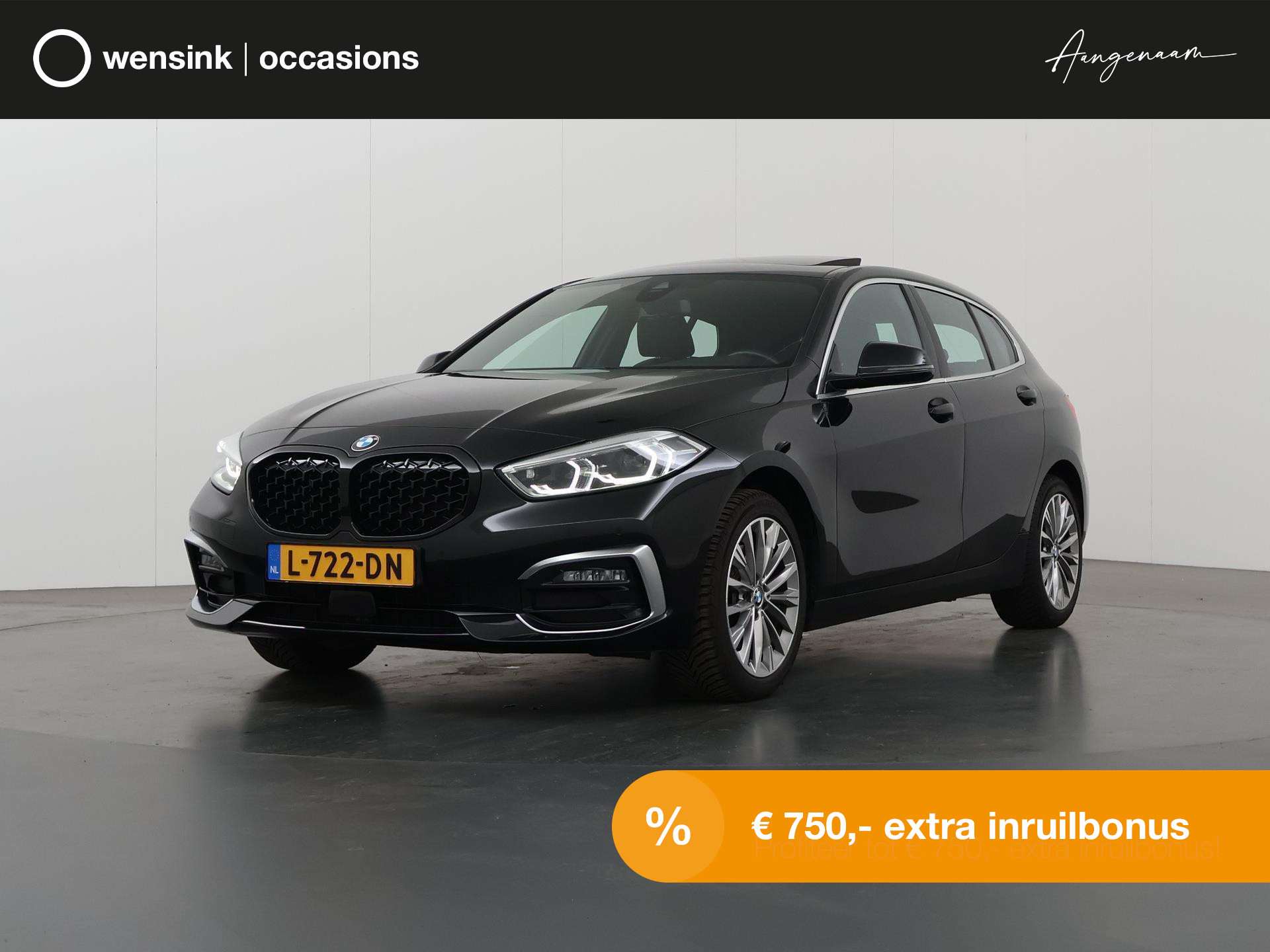 BMW 1-serie 118i High Executive | Panoramadak | Sportstoelen Leder | Virtual Cockpit | Stoelverwarming | Navigatie | Keyless go |