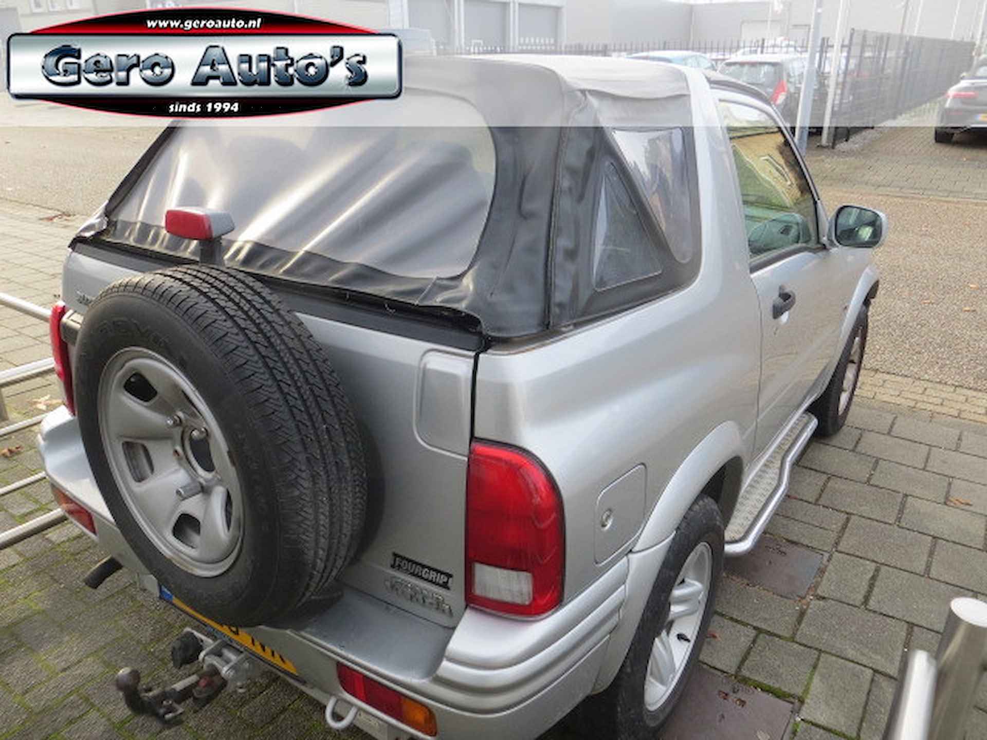 Suzuki Grand Vitara 1.6 Cabrio 4 persoons uitvoering airco ,verwarmde stoelen ,trekhaak etc - 5/17