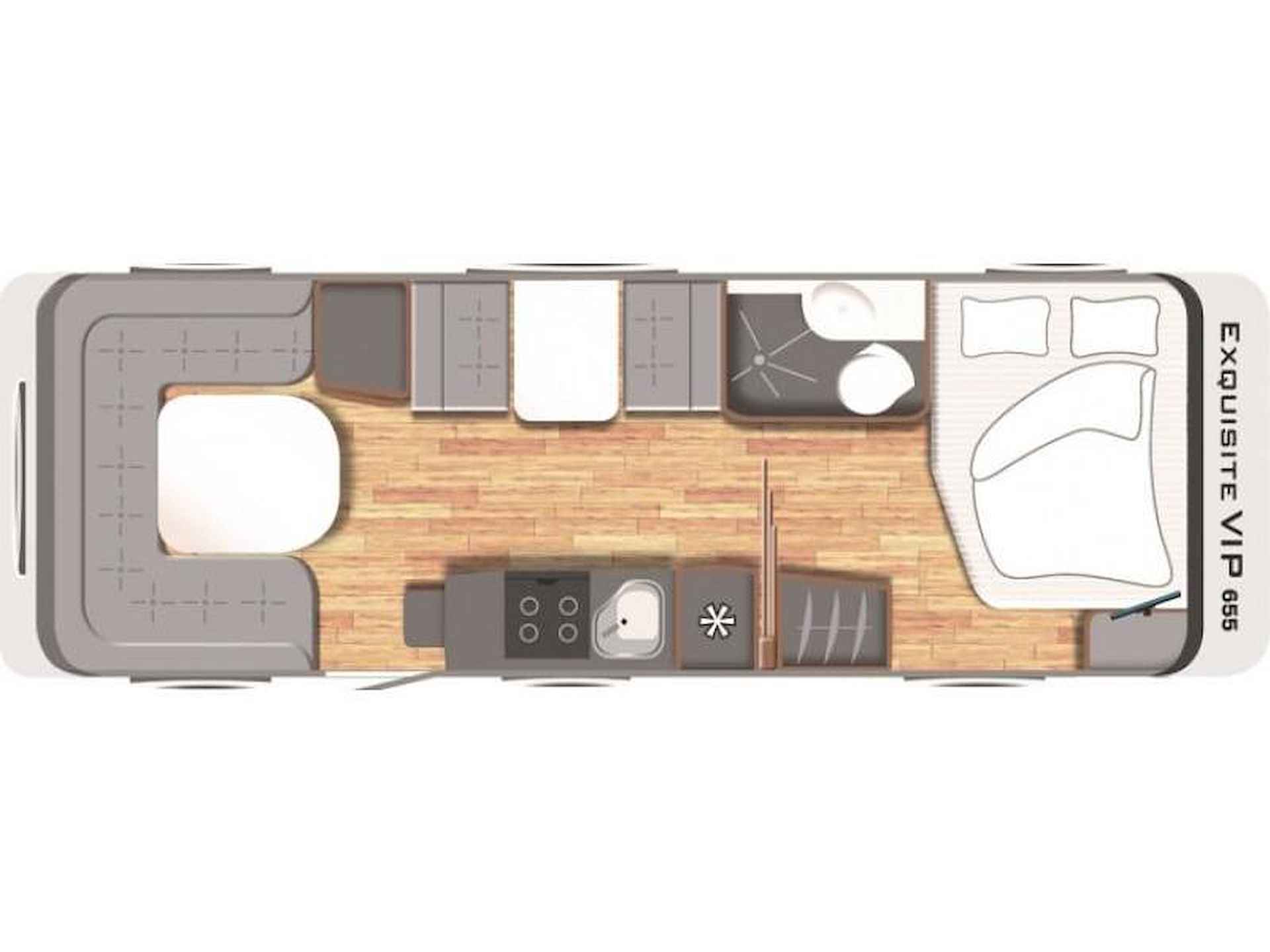 LMC Exquisite 655 VIP Keurige caravan - 6/18