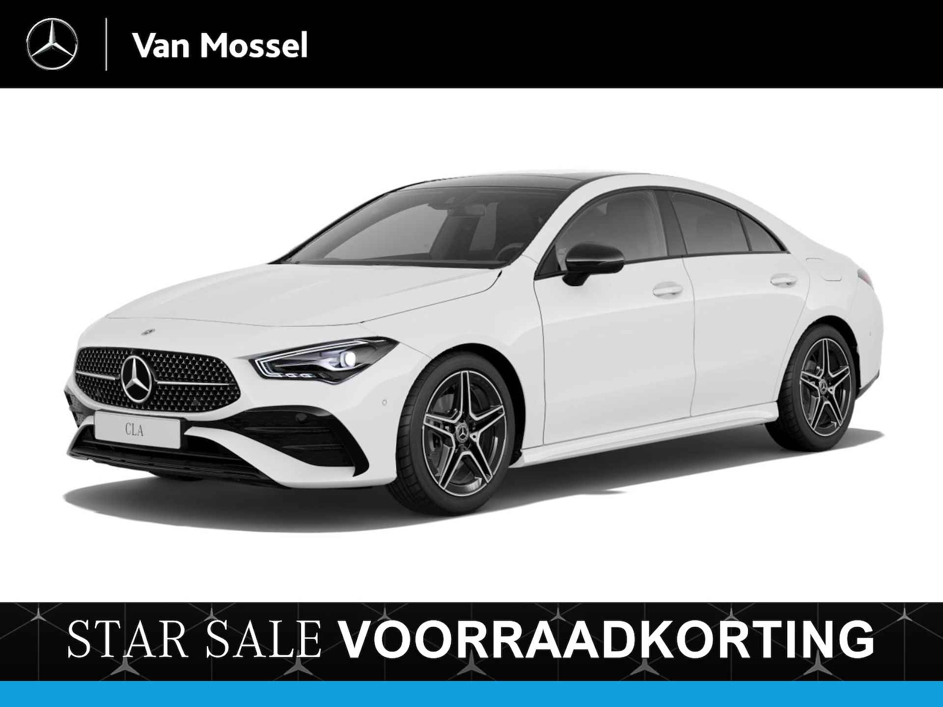 Mercedes-Benz CLA 180 Star Edition AMG-Line Coupe / Stoelverwarming / Achteruitrijcamera / Panorama-schuifdak /