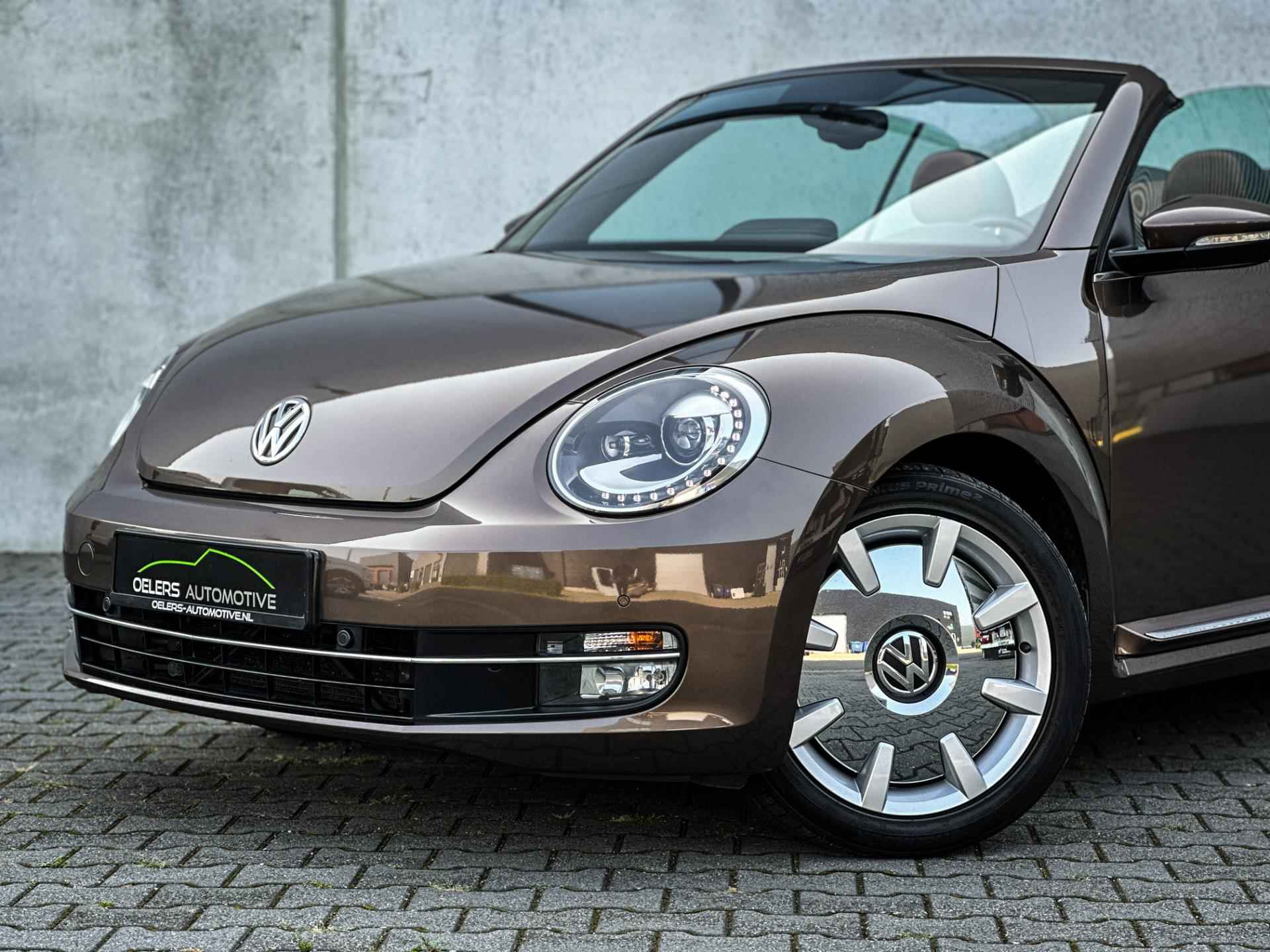 Volkswagen Beetle Cabriolet 1.4 TSI Exclusive | Clima | Leder | Cruise | LED | Navi | Stoelverw. | Windscherm | Uniek! | - 2/49