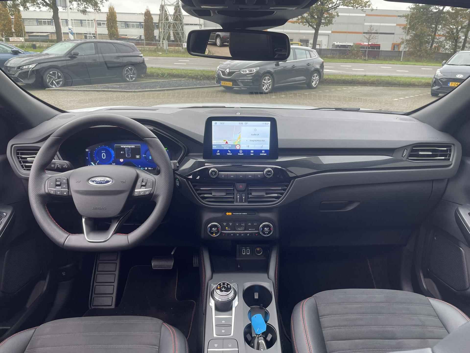 FORD Kuga 2.5 PHEV e-CVT 225pk ST-Line X | AUTOMAAT | Panoramisch Schuif-/Kantel Dak | Navigatie | Cruise Control | Handsfree Achterklep | PDC Voor & Achter | - 15/39