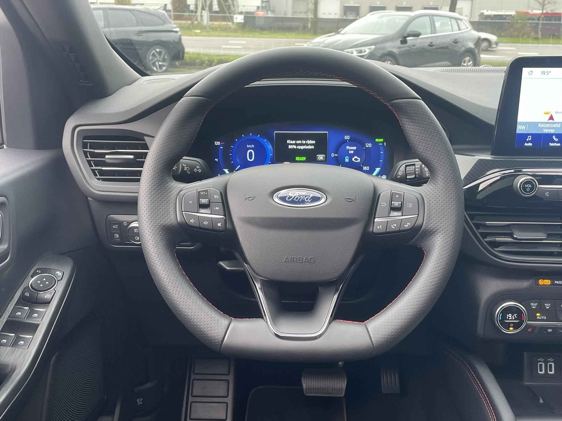 FORD Kuga 2.5 PHEV e-CVT 225pk ST-Line X | AUTOMAAT | Panoramisch Schuif-/Kantel Dak | Navigatie | Cruise Control | Handsfree Achterklep | PDC Voor & Achter | - 16/39