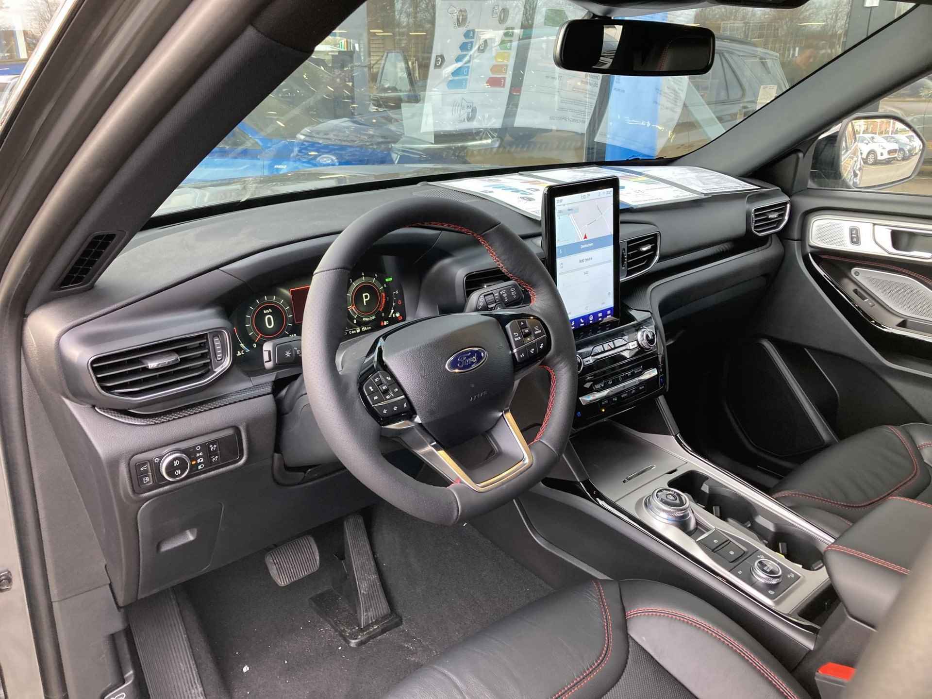 Ford Explorer 3.0 V6 EcoBoost PHEV ST-Line | Direct Leverbaar | Afneembare Trekhaak | 7-zits | Stoelverwarming- én koeling | Panoramadak | Plug-in Hybrid | - 13/48