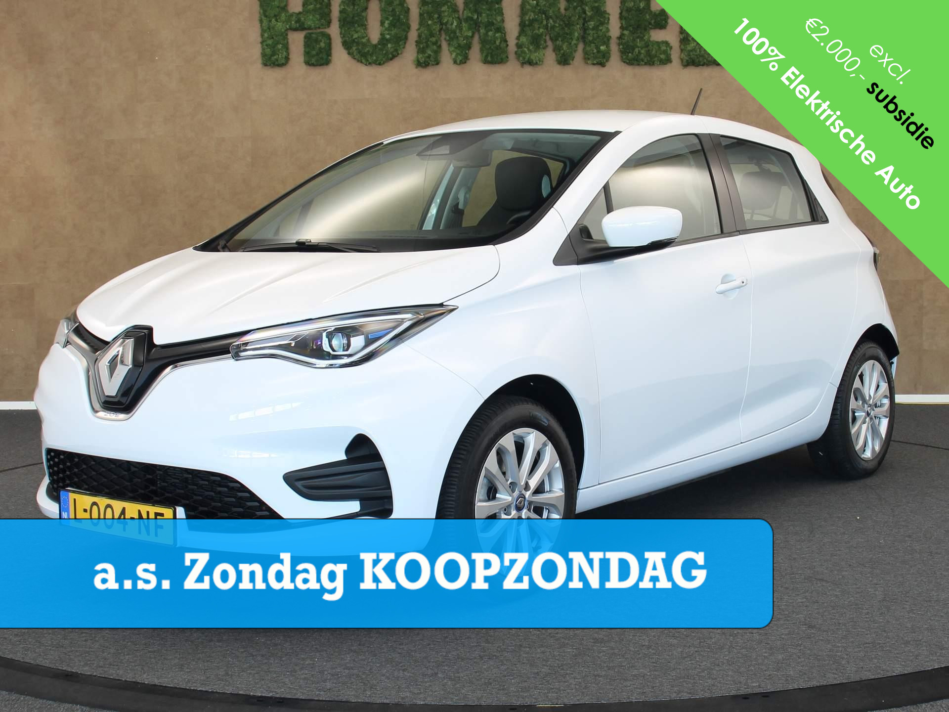 Renault ZOE R110 Life 52 kWh - KOOP ACUU - €2.000 EURO SUBSIDIE MOGELIJK! - PARKEERSENSOREN ACHTER - KEYLESS ENTRY & START - CRUISE CONTROL