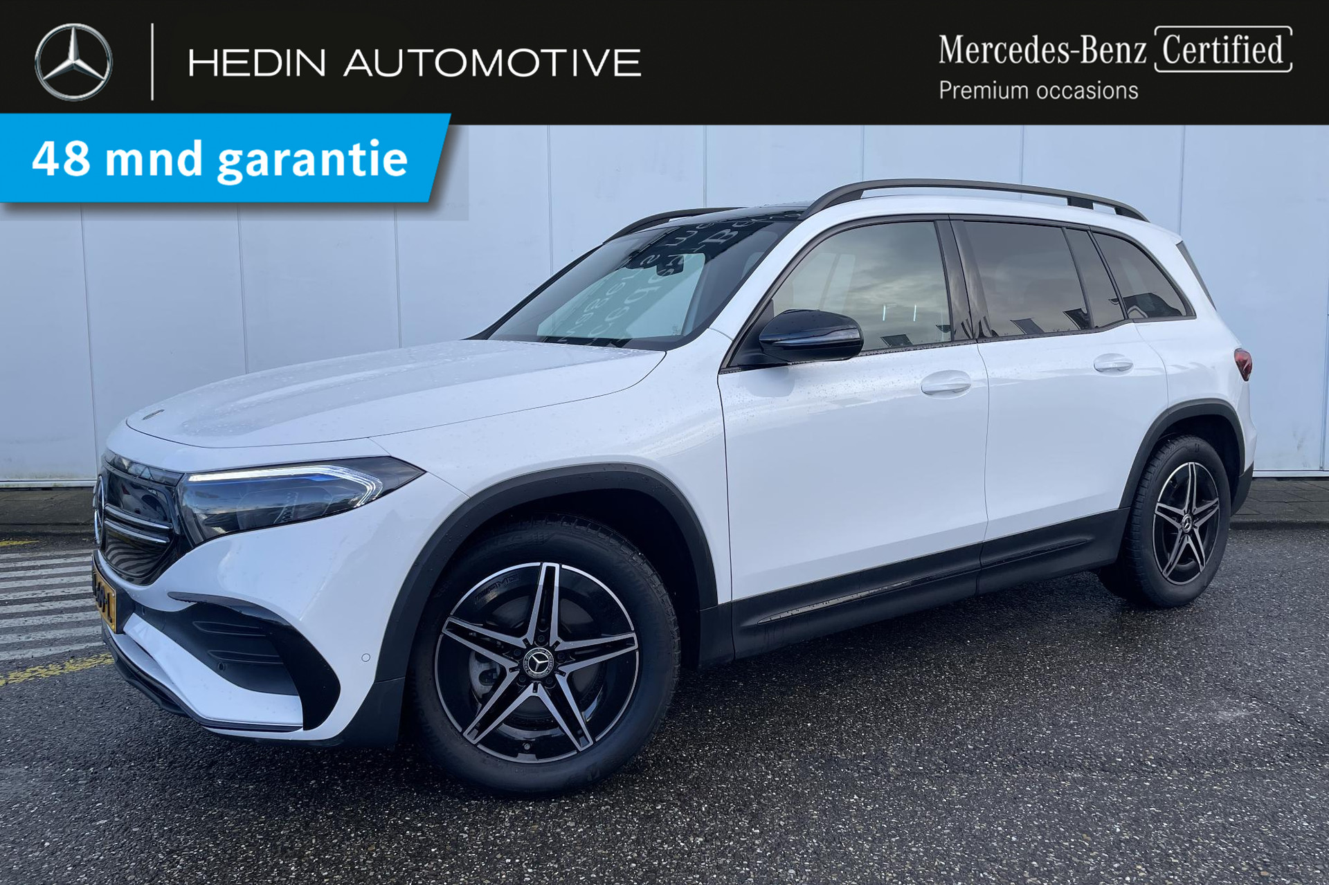 Mercedes-Benz EQB EQB 250+ AMG Line | Nightpakket | MBUX Innovatiepakket | Distronic | Panoramadak | Head-Up | LED | Sfeerverlichting | Spiegelpakket