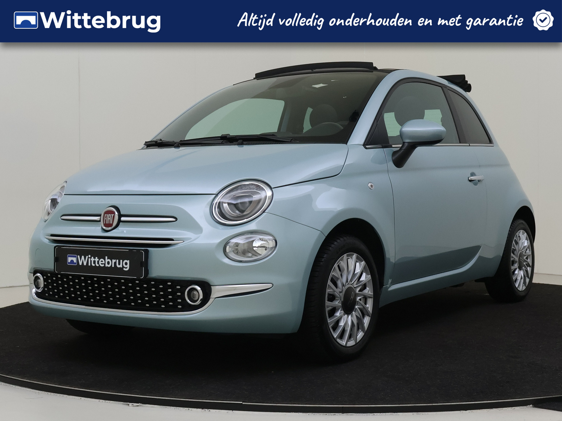 Fiat 500C 1.0 70PK Hybrid Dolcevita | Cabrio | Climate control | Parkeerhulp | Regen en Licht sensor |