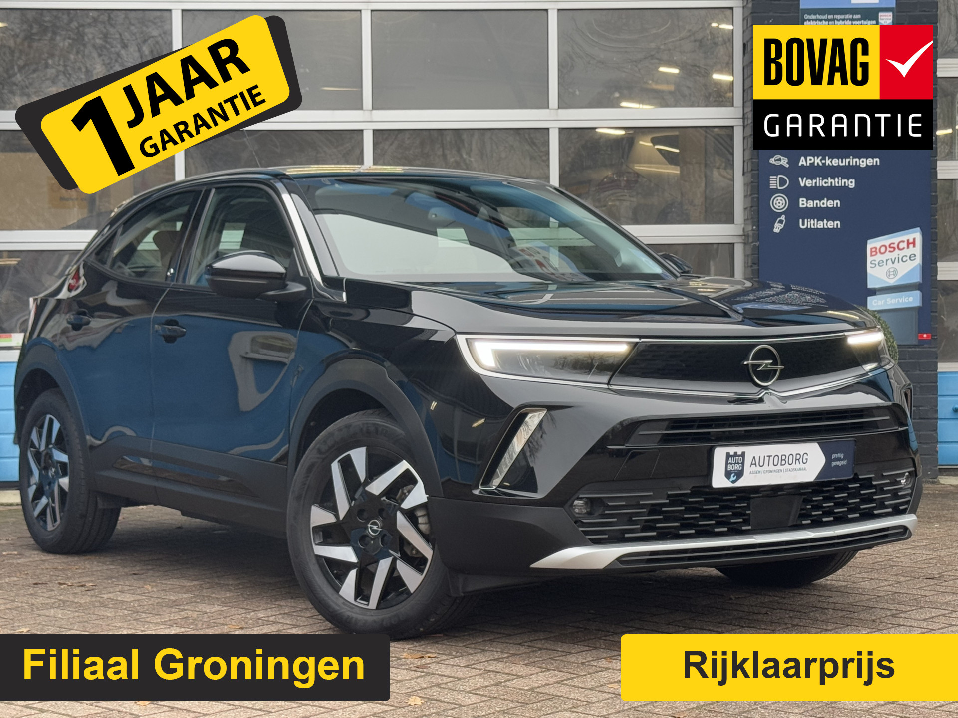 Opel Mokka-e Elegance 50-kWh 11kw bl. | Voorstoelen Verwarmd | Achteruitrijcamera | Stuurverwarming | Rijklaar + 12 Maand BOVAG Garantie