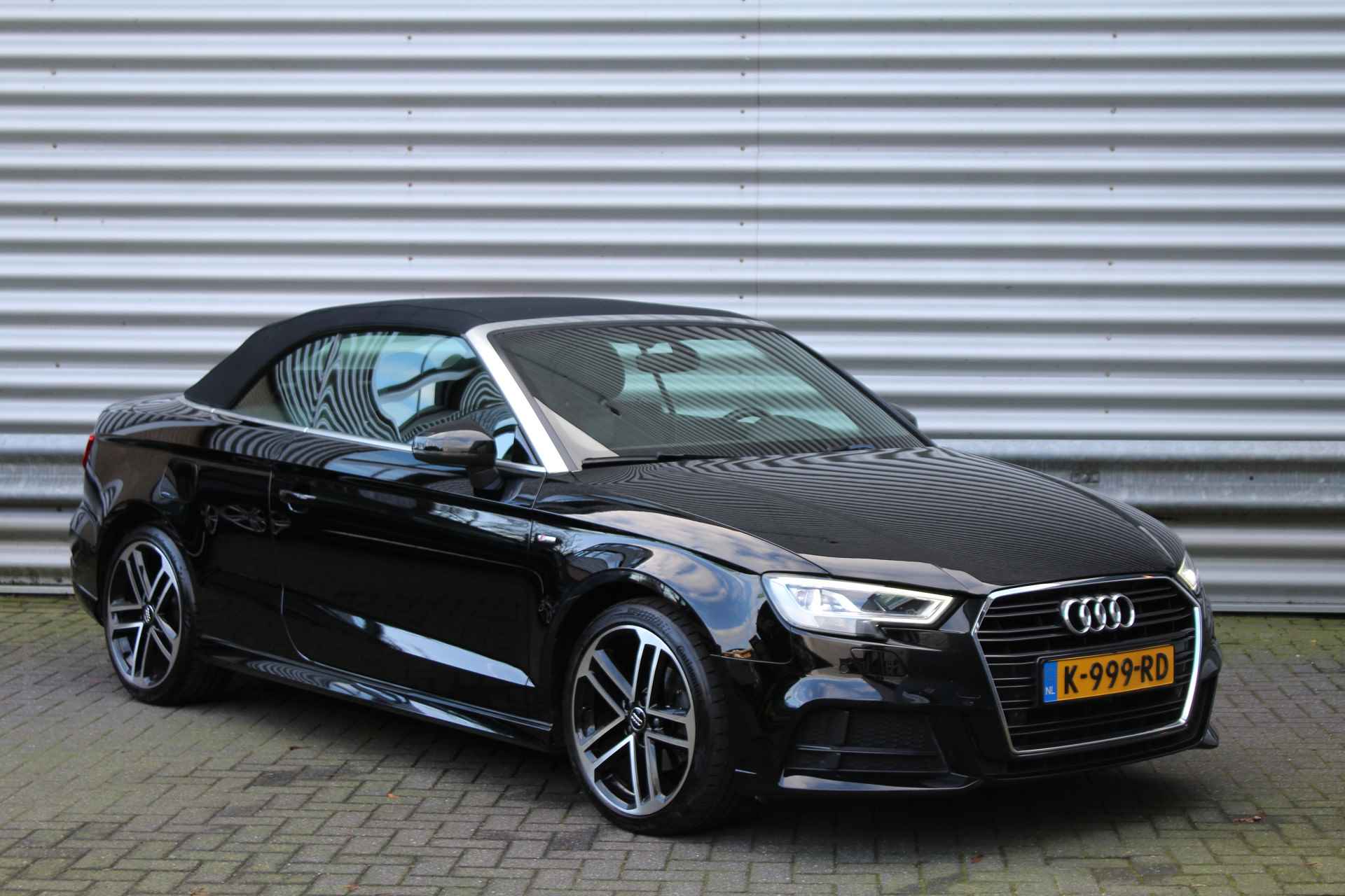 Audi A3 Cabriolet 1.5 TFSI 150pk Sport S Line Edition Clima Cruise B&O PDC LED 18"LMV Stoel en Nek verwarming - 4/37