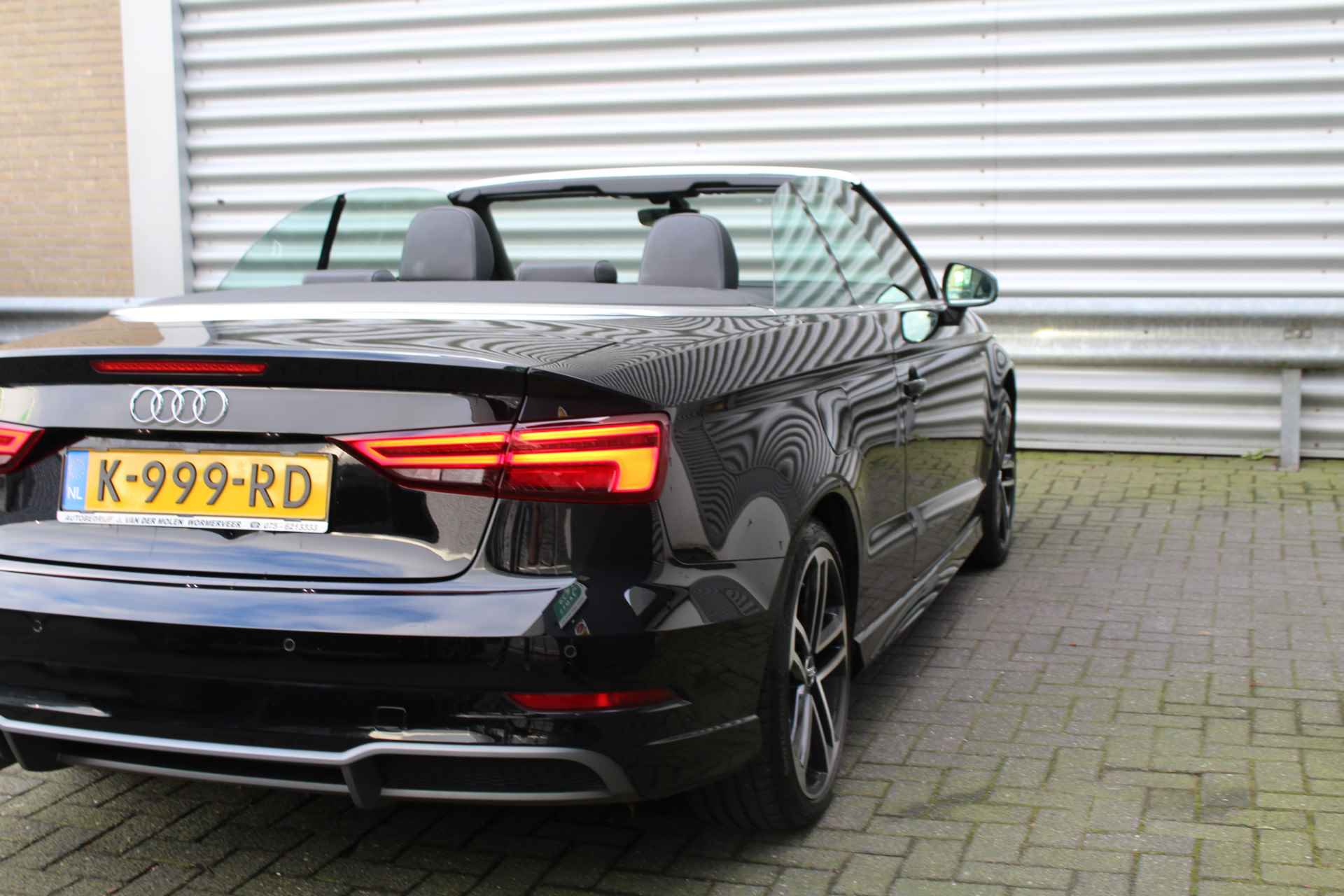 Audi A3 Cabriolet 1.5 TFSI 150pk Sport S Line Edition Clima Cruise B&O PDC LED 18"LMV Stoel en Nek verwarming - 37/37