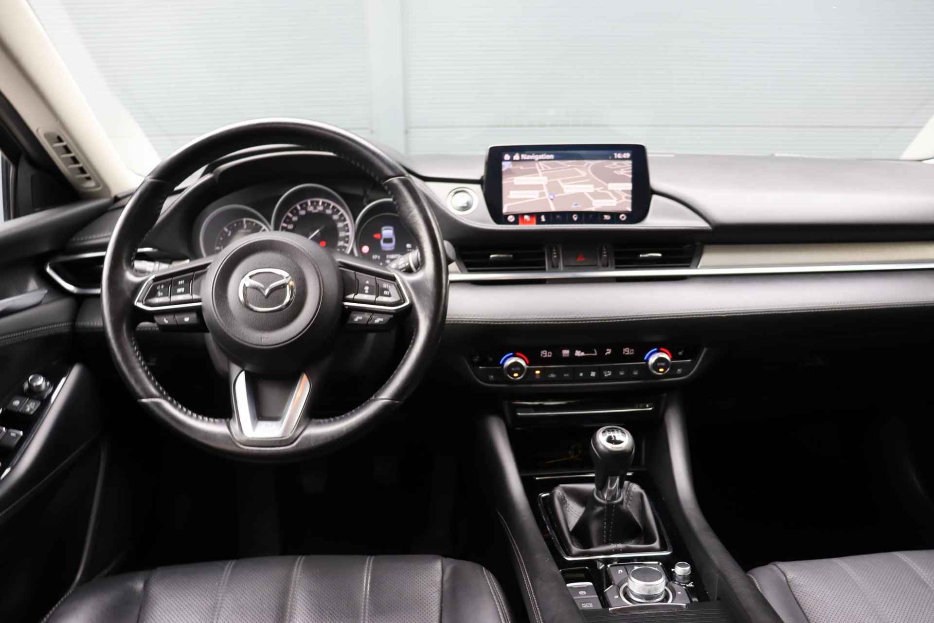 Mazda 6 2.2 SkyActiv-D 150 Business Comfort / LED / Bose / Leder / Memory - 14/38