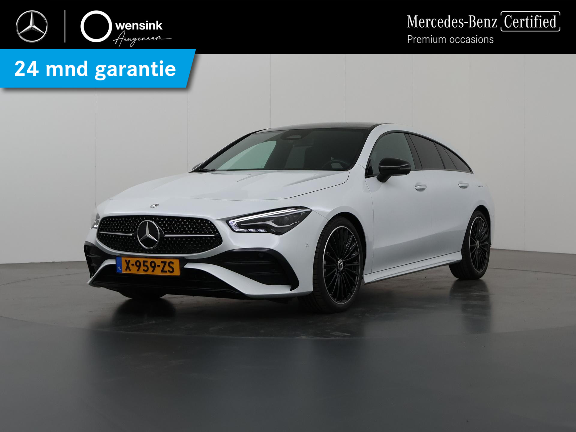 Mercedes-Benz CLA 180 Shooting Brake 180 AMG Line | Panorama dak | Night Pakket | 19 inch | Digitaalwit | Sfeerverlichting