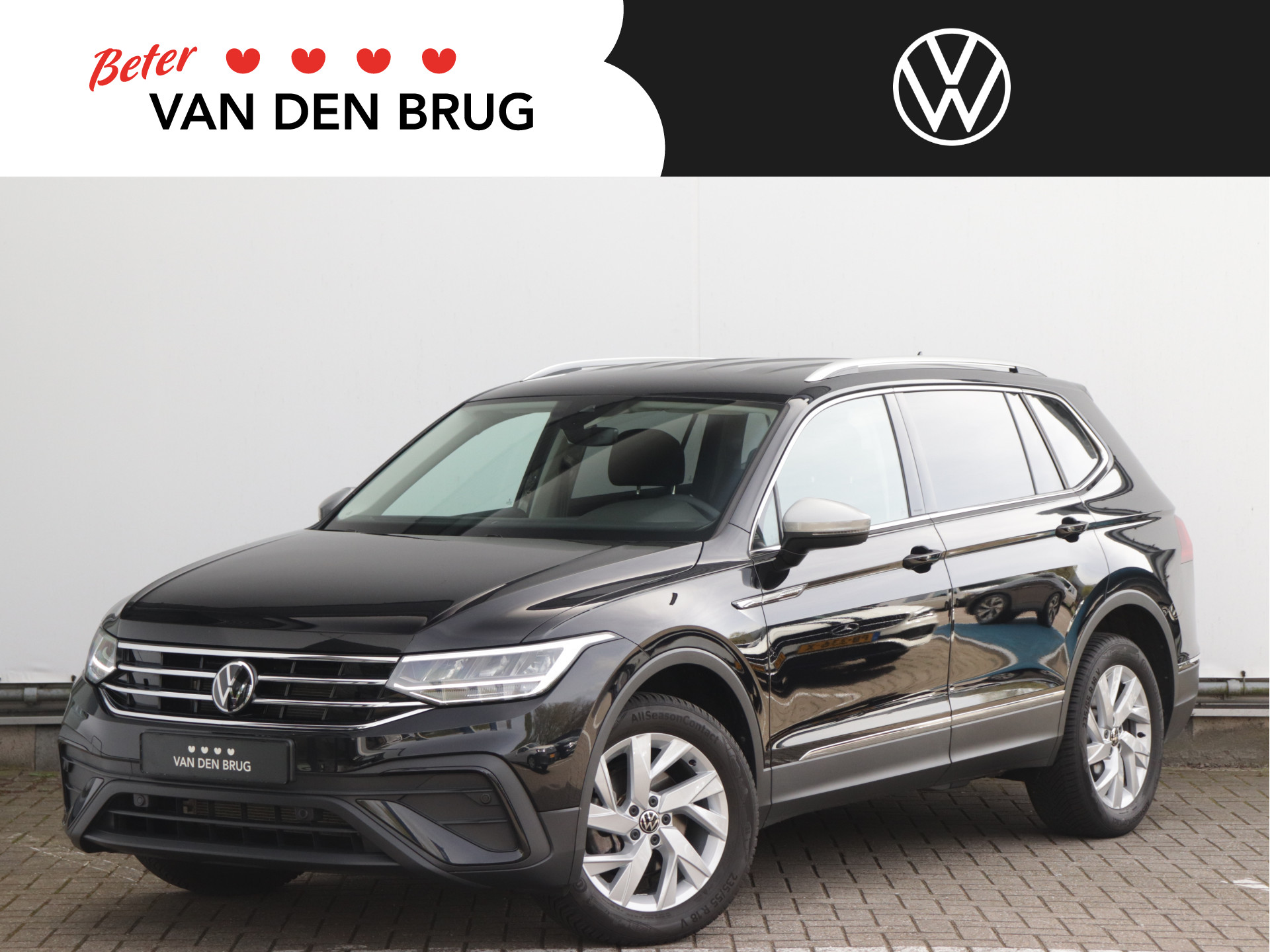 Volkswagen Tiguan Allspace 1.5 TSI Life 7p. 150pk Automaat | Navigatie | Stoel- en Stuurverwarming | 18" Velgen | Parkeersensoren | bij viaBOVAG.nl