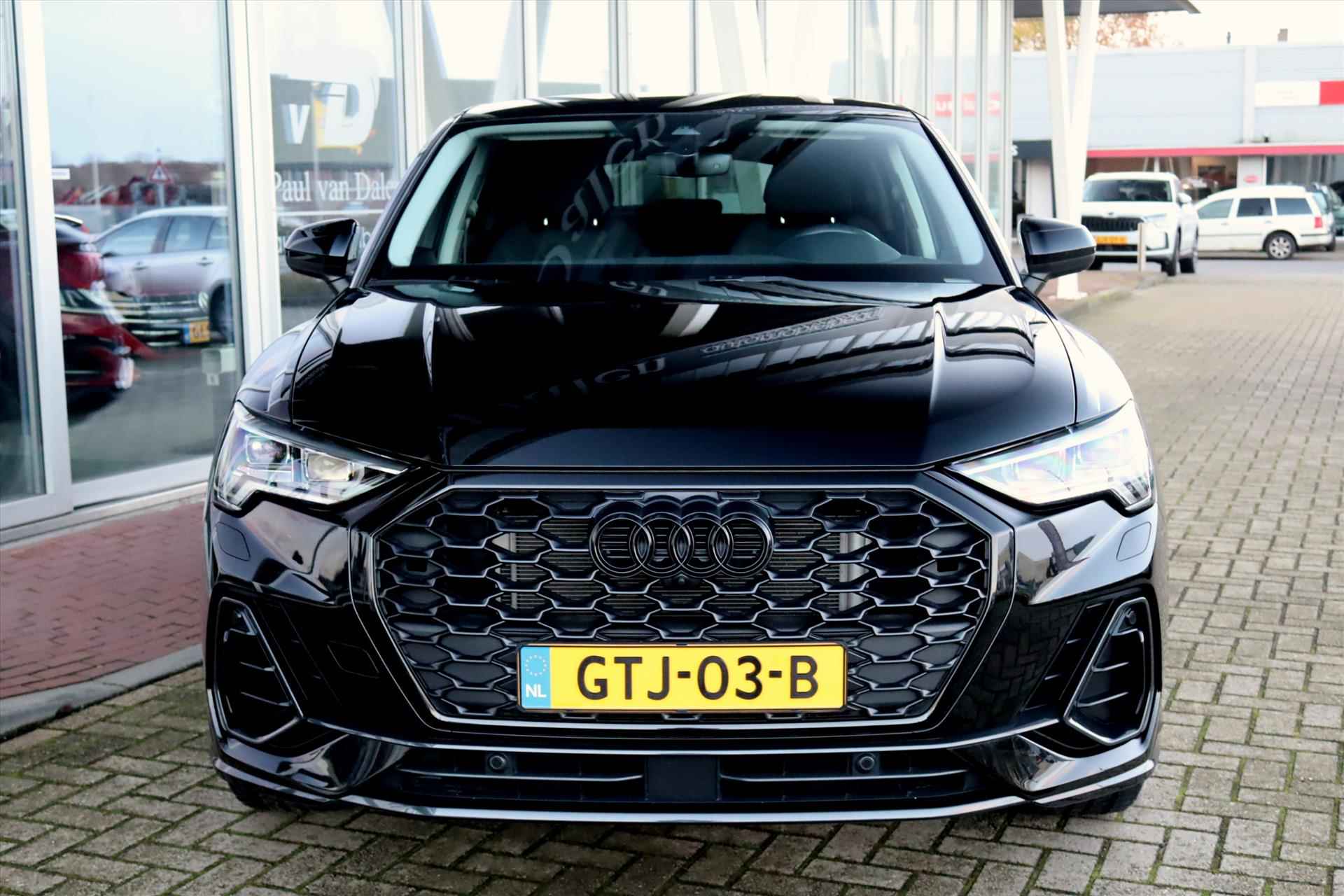 Audi Q3 Sportback 45TFSIe 245PK PHEV AUTOMAAT BLACK E.D. Navi Carplay | Adapt.Cruise | Virtual Cockpit | Camera | Electr.Klep | 20 Inch Lm | - 43/62