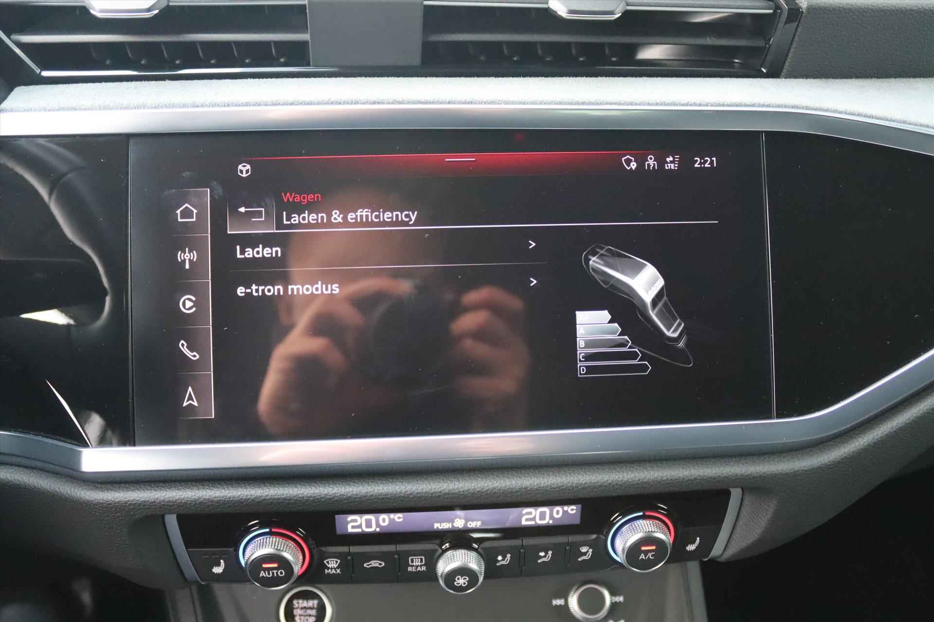 Audi Q3 Sportback 45TFSIe 245PK PHEV AUTOMAAT BLACK E.D. Navi Carplay | Adapt.Cruise | Virtual Cockpit | Camera | Electr.Klep | 20 Inch Lm | - 23/62