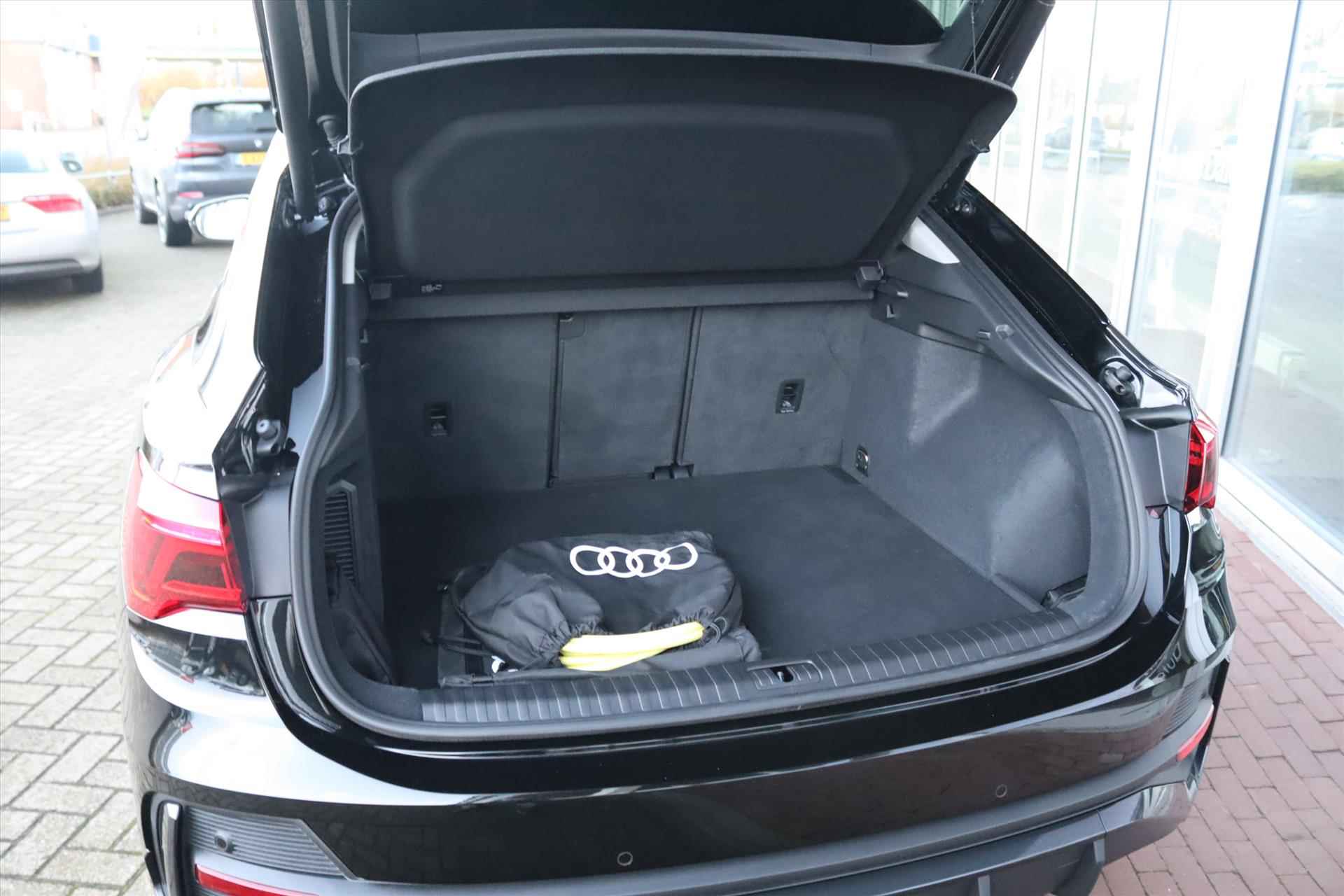 Audi Q3 Sportback 45TFSIe 245PK PHEV AUTOMAAT BLACK E.D. Navi Carplay | Adapt.Cruise | Virtual Cockpit | Camera | Electr.Klep | 20 Inch Lm | - 49/62