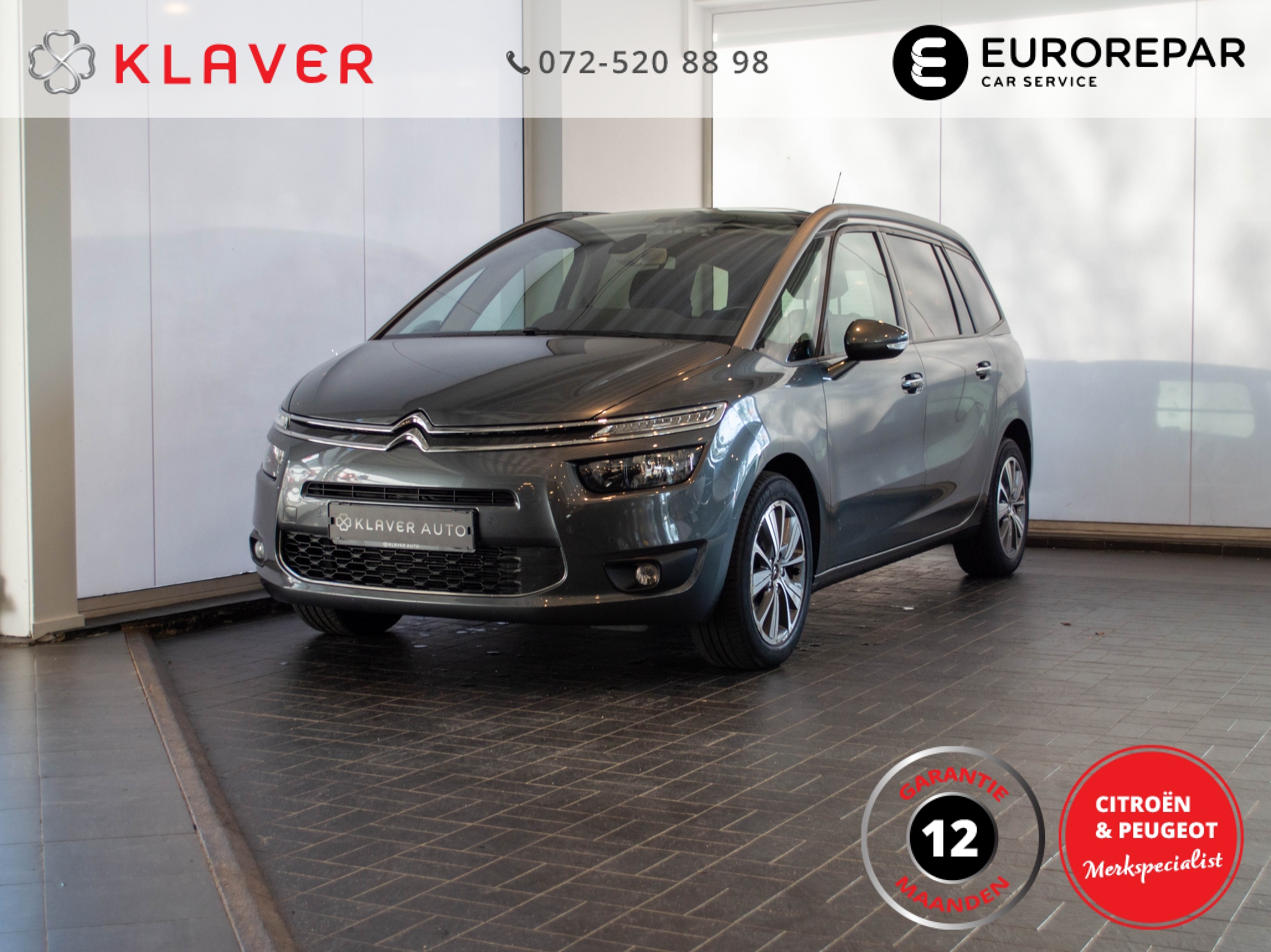 Citroen Grand C4 Picasso 130PK Intensive | Camera | Keyless | Dodehoek | PDC v+a