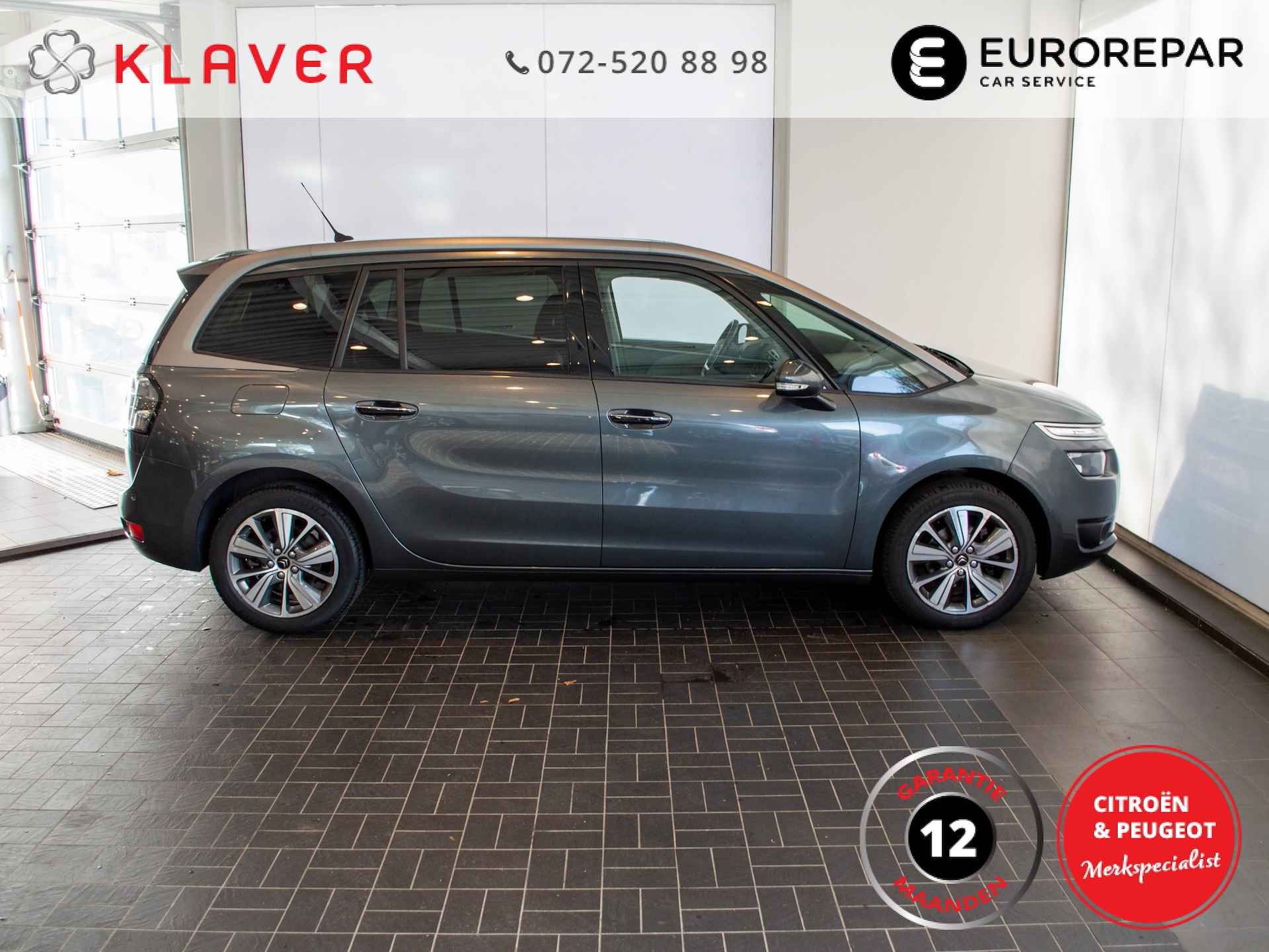 Citroen Grand C4 Picasso 130PK Intensive | Camera | Keyless | Dodehoek | PDC v+a - 7/40