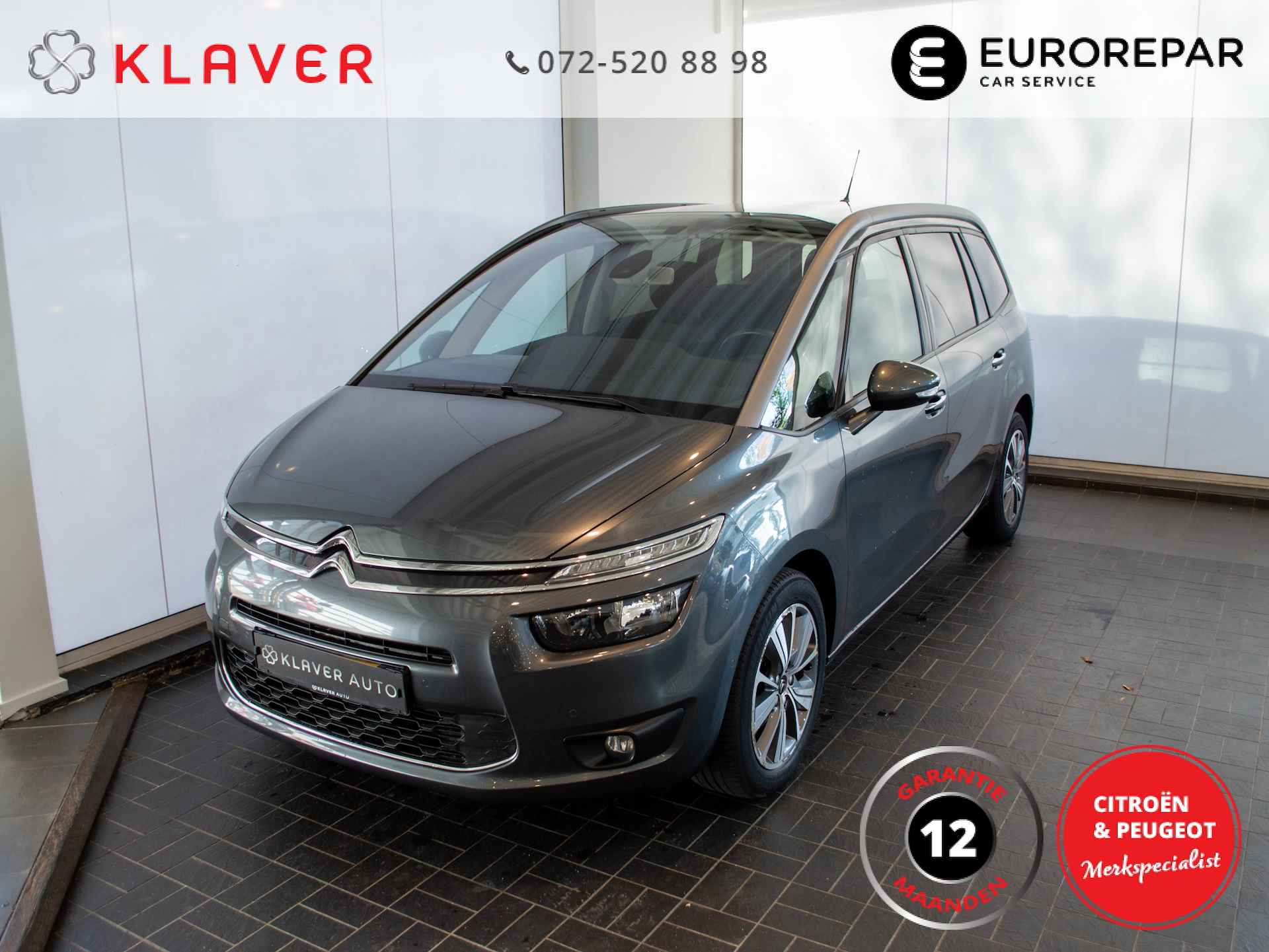 Citroen Grand C4 Picasso 130PK Intensive | Camera | Keyless | Dodehoek | PDC v+a - 8/40