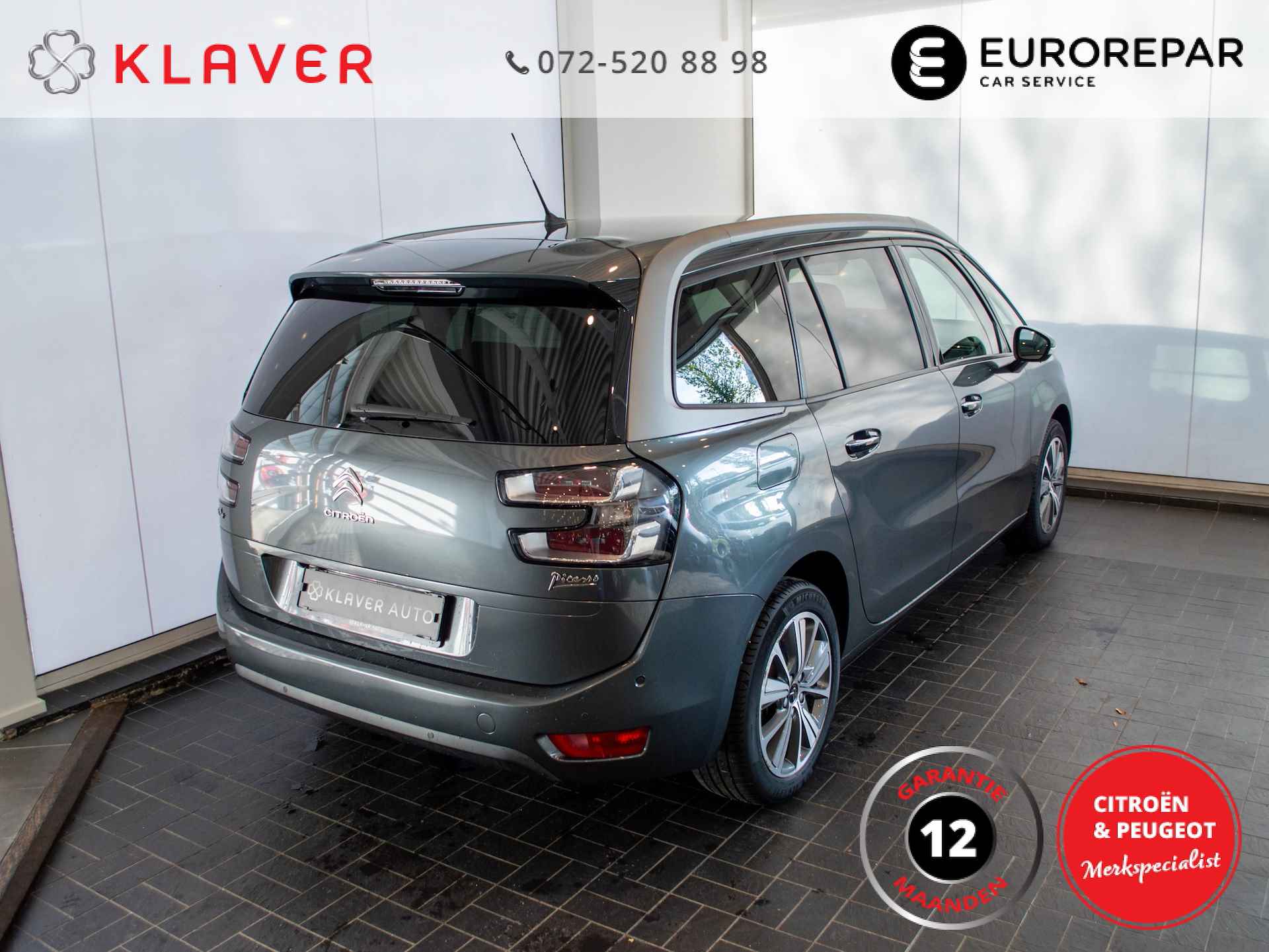 Citroen Grand C4 Picasso 130PK Intensive | Camera | Keyless | Dodehoek | PDC v+a - 9/40