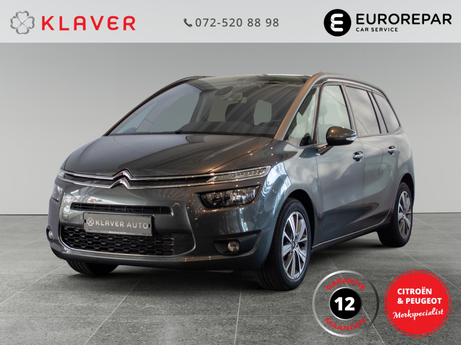 Citroen Grand C4 Picasso 130PK Intensive | Camera | Keyless | Dodehoek | PDC v+a