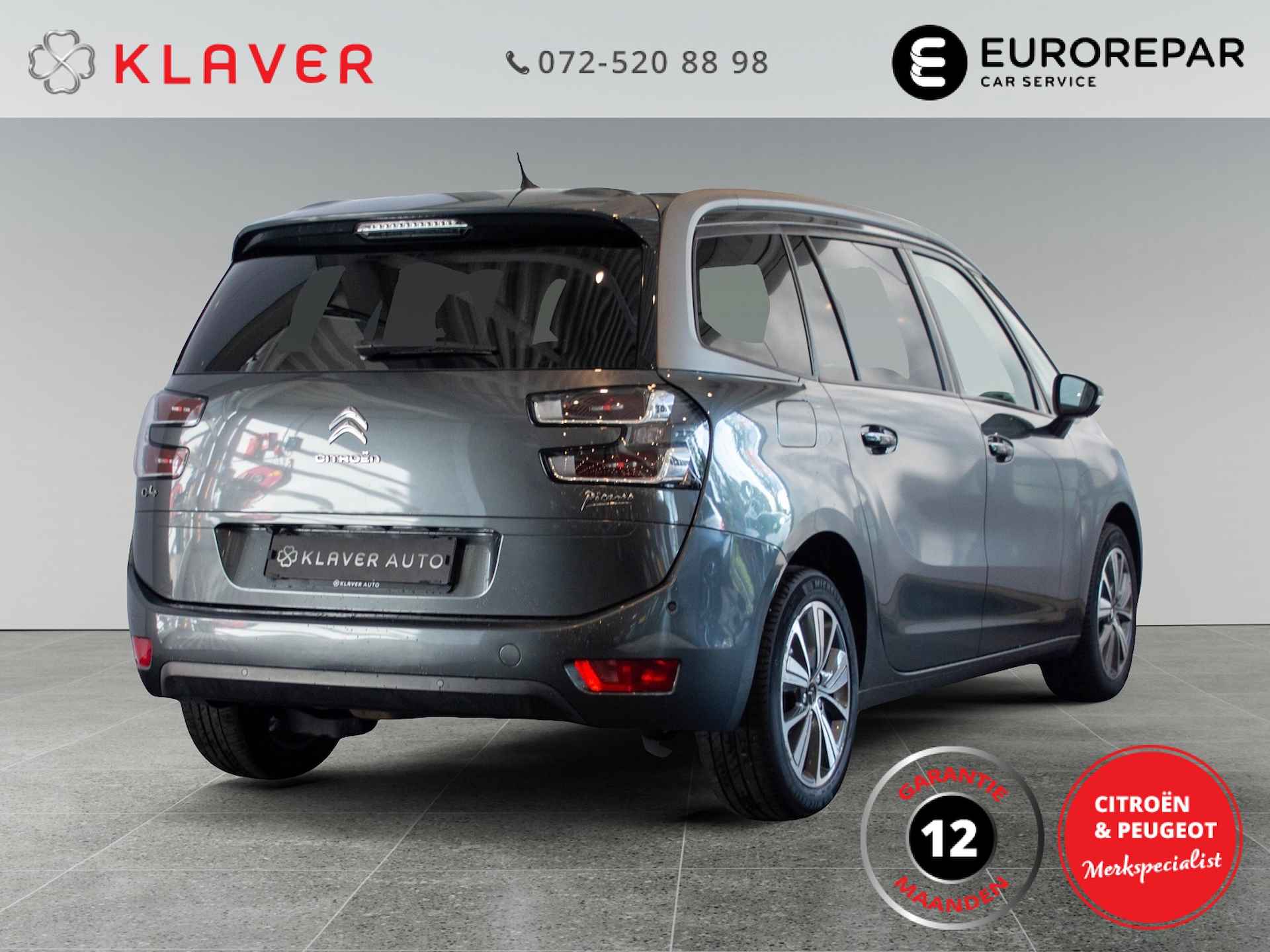 Citroen Grand C4 Picasso 130PK Intensive | Camera | Keyless | Dodehoek | PDC v+a - 5/40