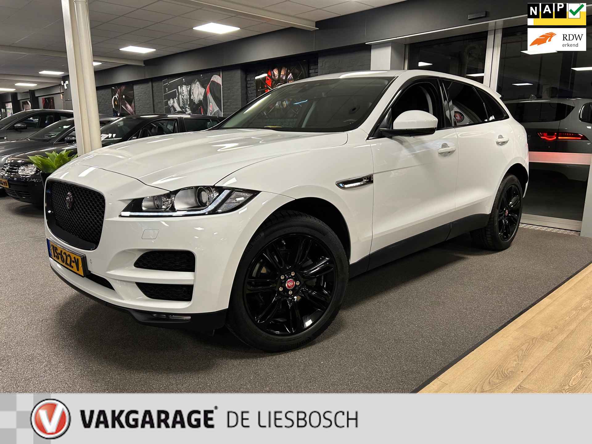 Jaguar F-PACE 2.0 Prestige AWD 25t / leder / navigatie / camera / led / stoelverwarming / 20 inch