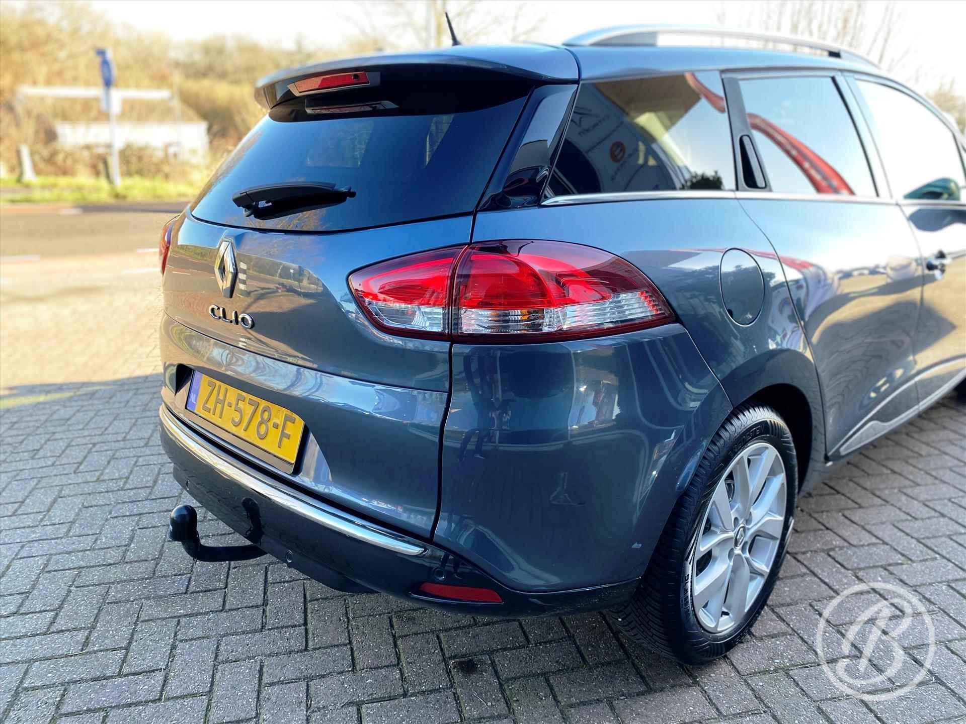 RENAULT Clio Estate TCe 90pk Limited | trekhaak, parkeersensoren, navigatie, bluetooth, 16 inch velgen, airco, dab, cruise control, bass reflex audio - 34/55