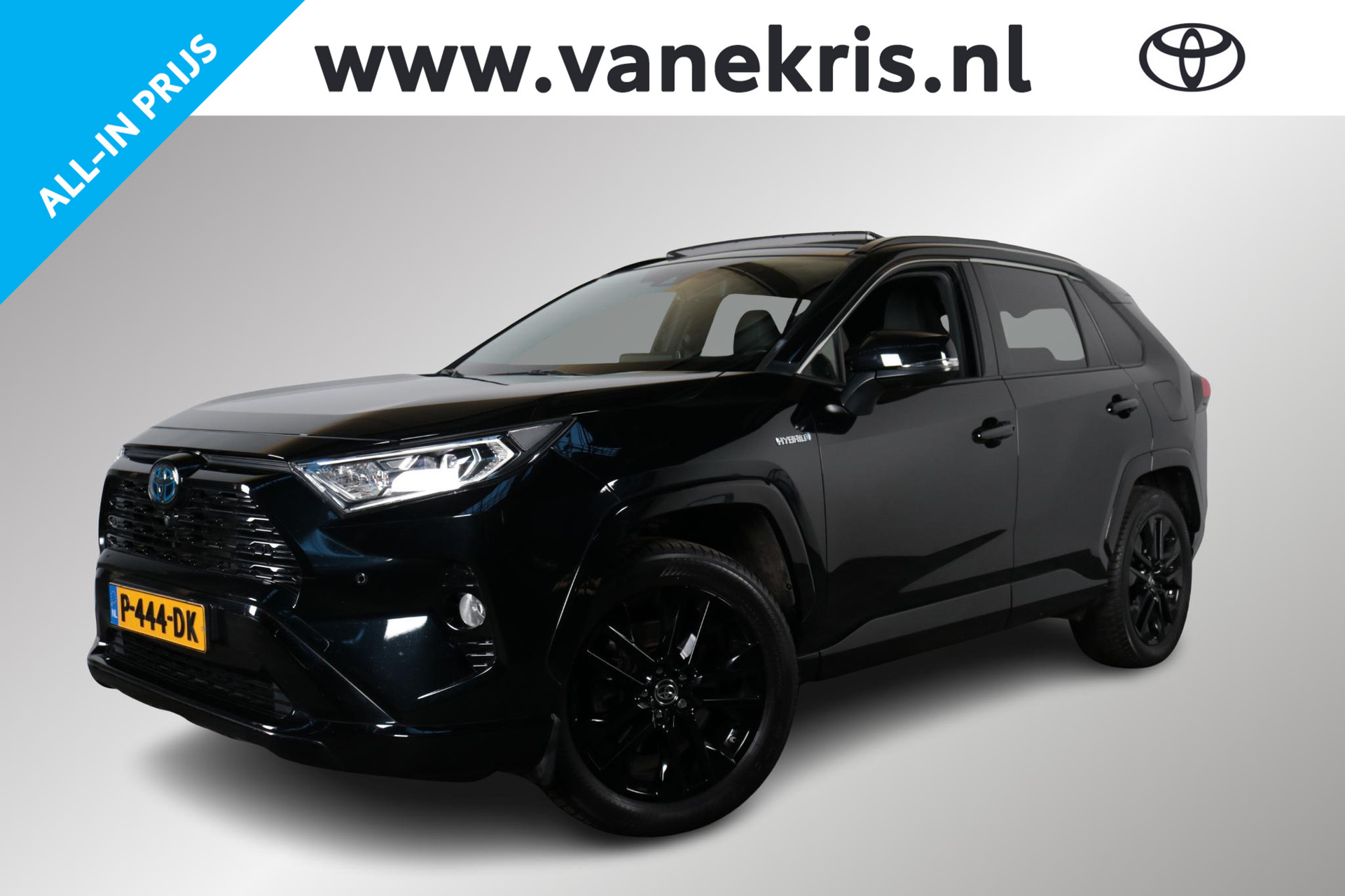 Toyota RAV4 2.5 Hybrid Black Edition, Panodak, Trekhaak