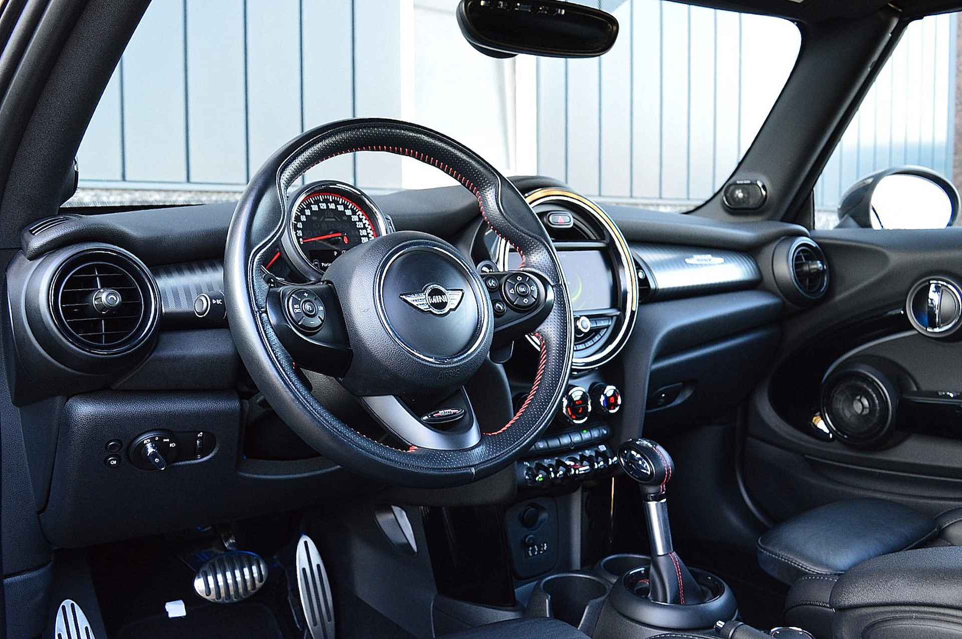 MINI Cabrio 2.0 John Cooper Works Chili Rijklaarprijs-Garantie Leder Sport Interieur Led Navigatie Camera - 11/40