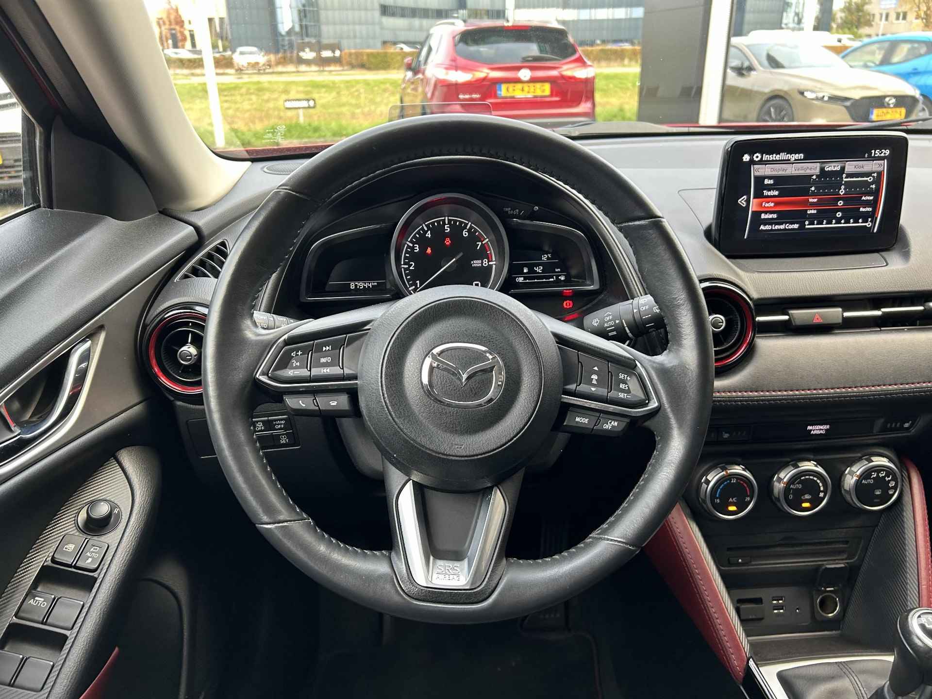 Mazda CX-3 2.0 SkyActiv-G 120 GT-M Aero Pack | Rijklaarprijs! | Trekhaak! | Bose | Navi | Camera | LM velgen | Climate Control | Adaptive Cruise Control | Inclusief 36 mnd Garantie! | - 10/37