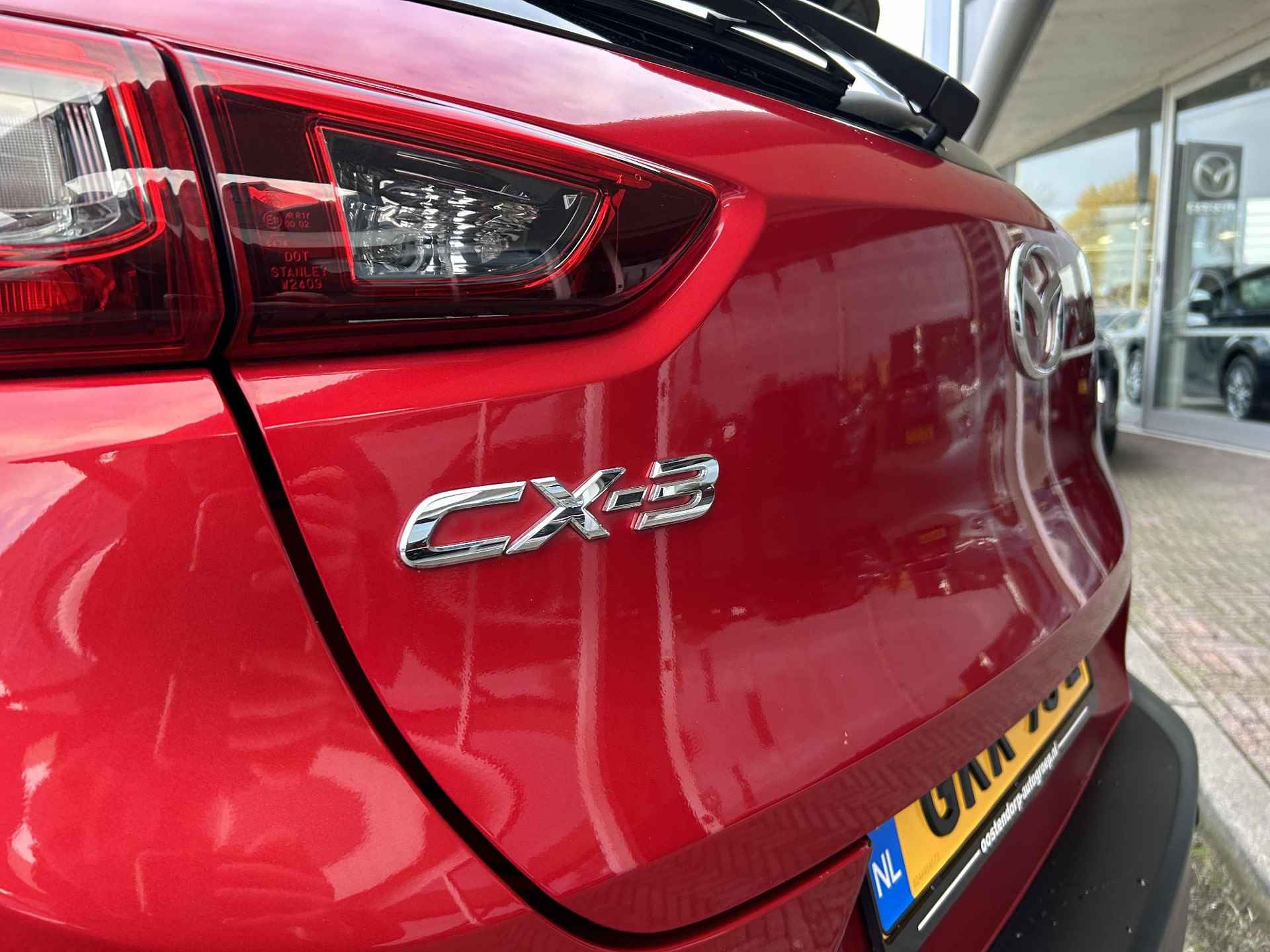 Mazda CX-3 2.0 SkyActiv-G 120 GT-M Aero Pack | Rijklaarprijs! | Trekhaak! | Bose | Navi | Camera | LM velgen | Climate Control | Adaptive Cruise Control | Inclusief 36 mnd Garantie! | - 31/37