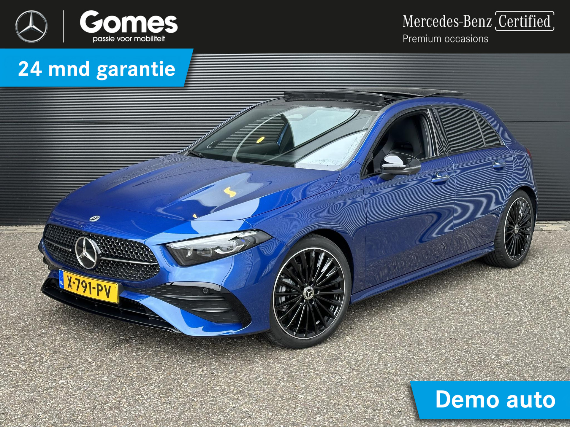 Mercedes-Benz A-klasse 200 AMG Line | Premium PLUS | Nightpakket | Panoramadak | Memorystoelen verwarmd | 360° camera | Burmester | Head-up display | Sfeerverlichting | Apple & Android Carplay | Showmodel SALE