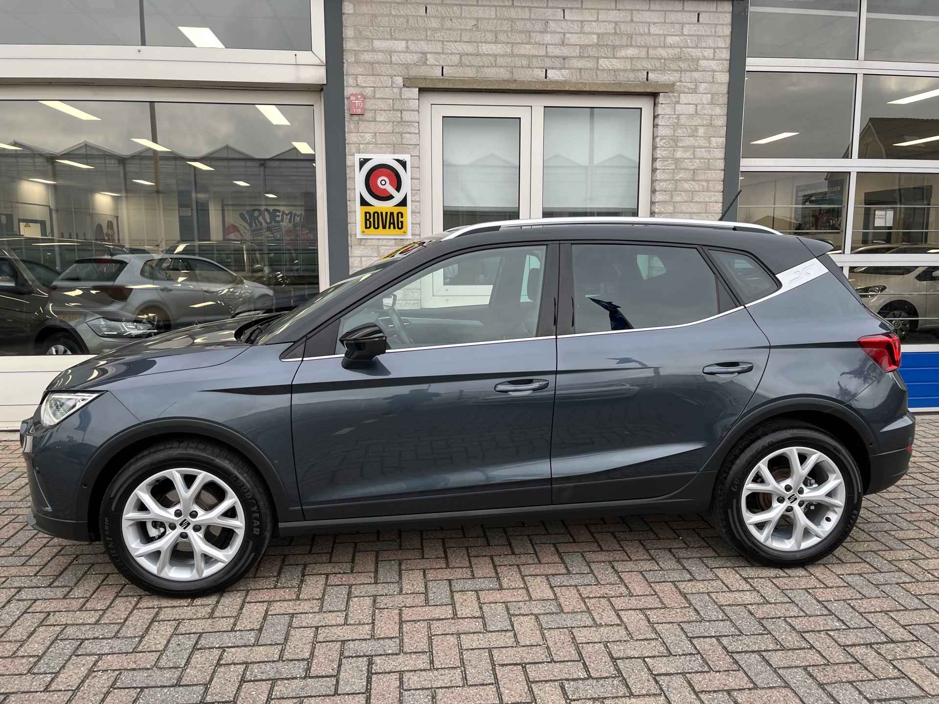 SEAT Arona 1.0 TSI FR Business Intense / AUTOMAAT/ 18.000 KM/ CAMERA/ PARK. SENSOREN/ LED/ DCC/ CRUISE/ STOEL VERWARM./ KEYLESS/ APP CONNECT/ NAVI/ CLIMA/ DAB/ - 3/46