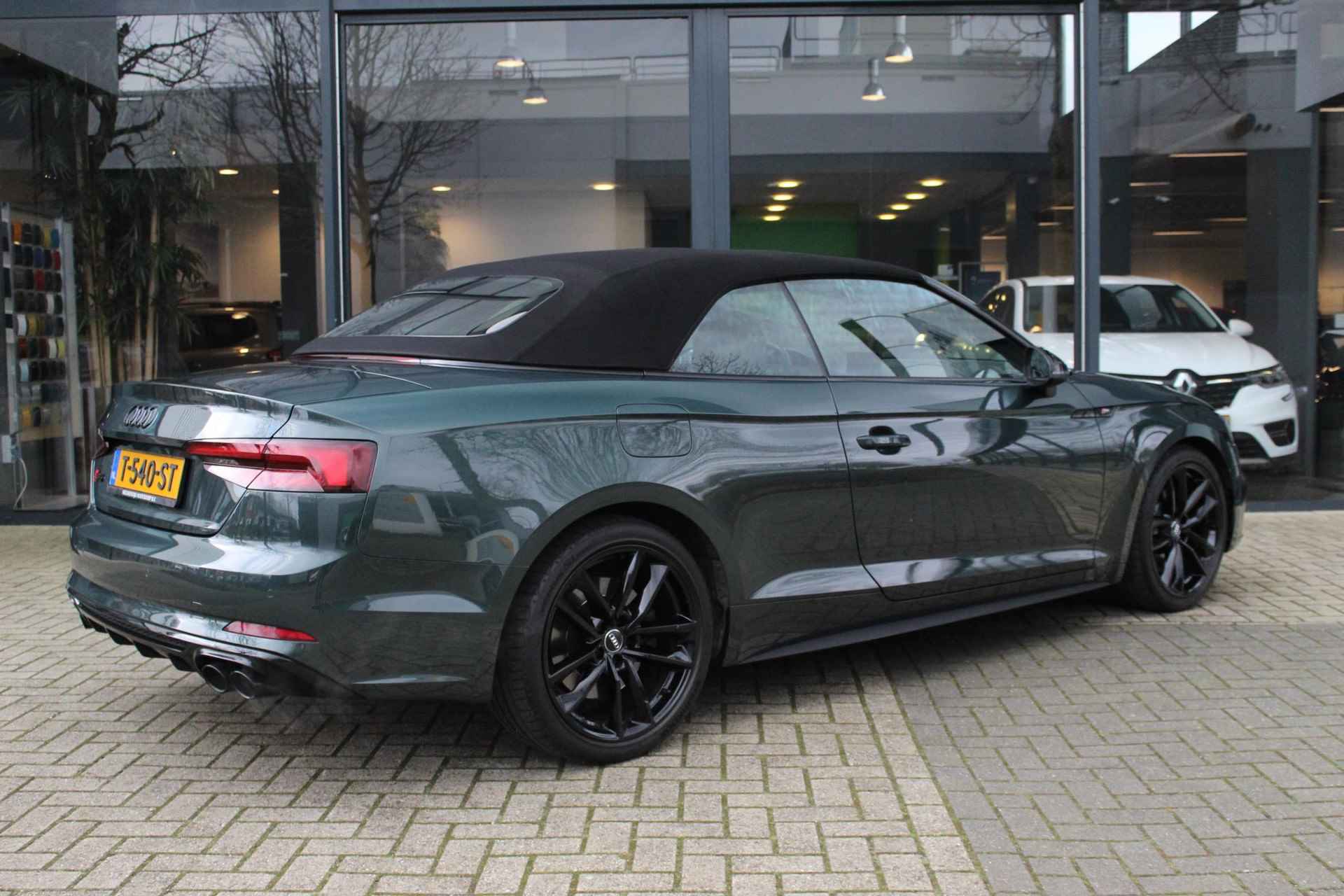 Audi S5 Cabriolet S5 3.0 Quattro AUTOMAAT 350PK / ADAP. CRUISE / CARPLAY / MMI NAVI / CLIMATE / PDC / LED / STOELVERW. / GOTLANDGRUN MET. / 19'' LMV - 4/55