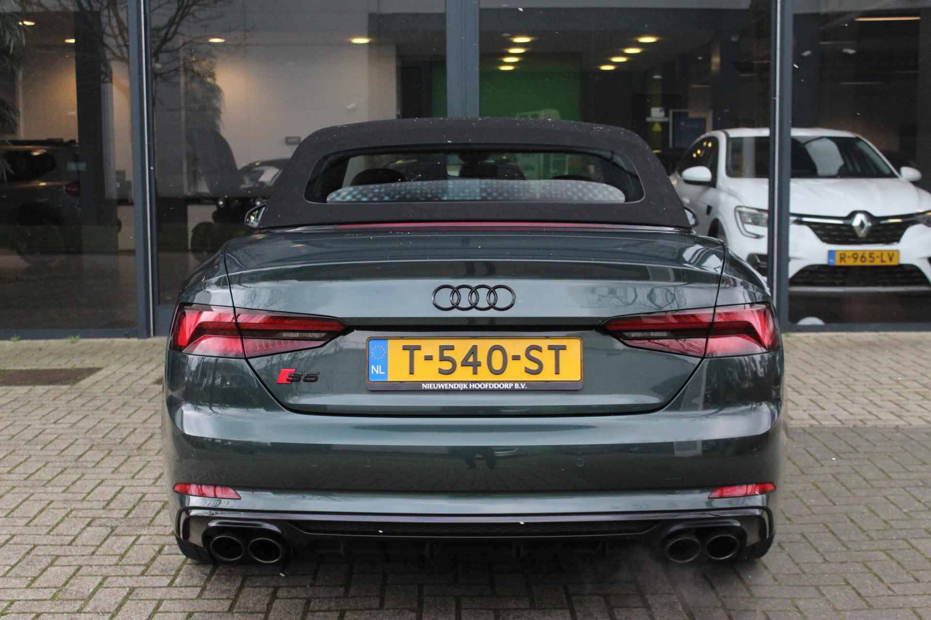 Audi S5 Cabriolet S5 3.0 Quattro AUTOMAAT 350PK / ADAP. CRUISE / CARPLAY / MMI NAVI / CLIMATE / PDC / LED / STOELVERW. / GOTLANDGRUN MET. / 19'' LMV - 17/55