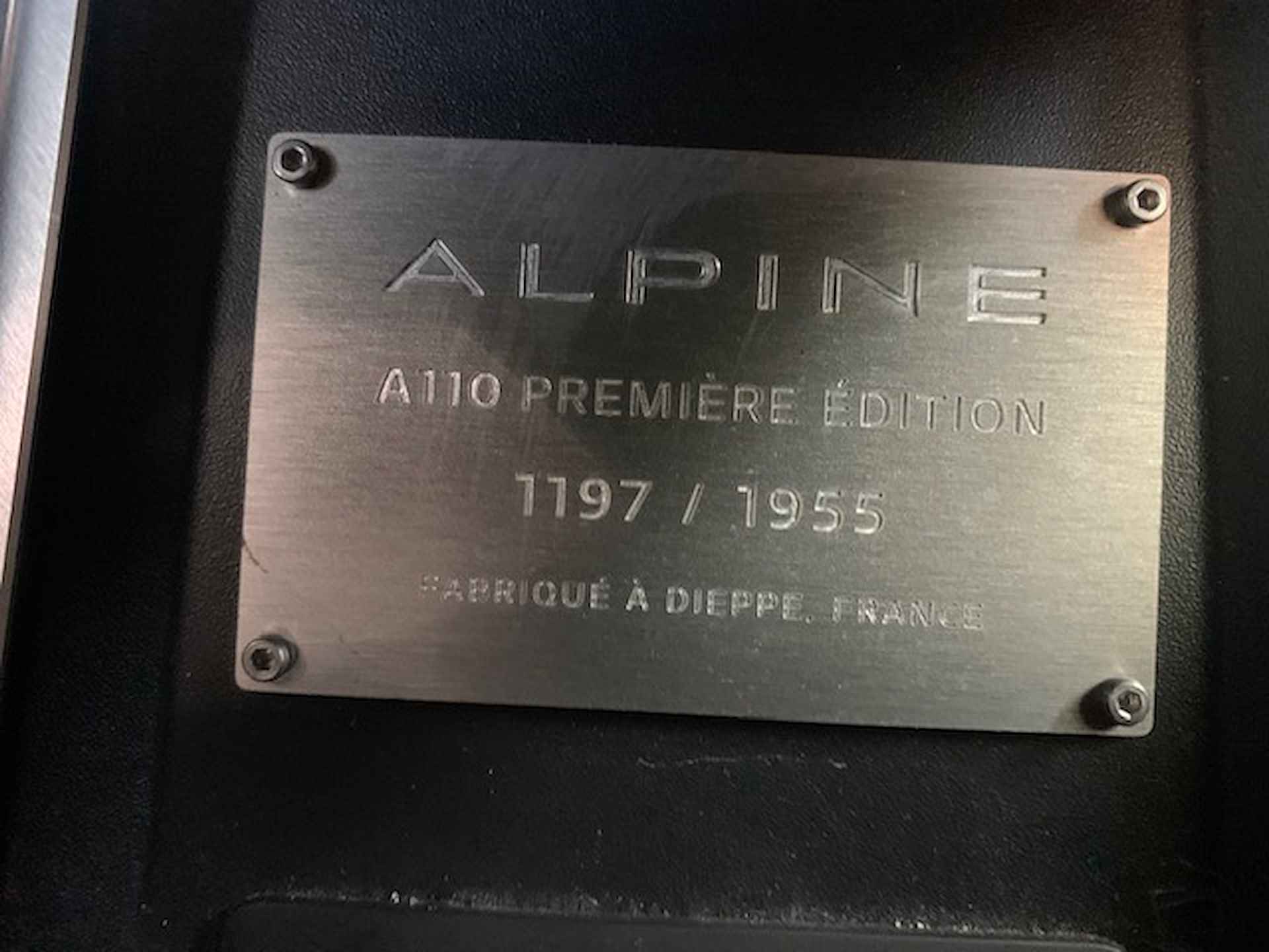 ALPINE A110 PREMIERE EDITION nr. 1197 / 1955 van 1e eigenaar - 3/16