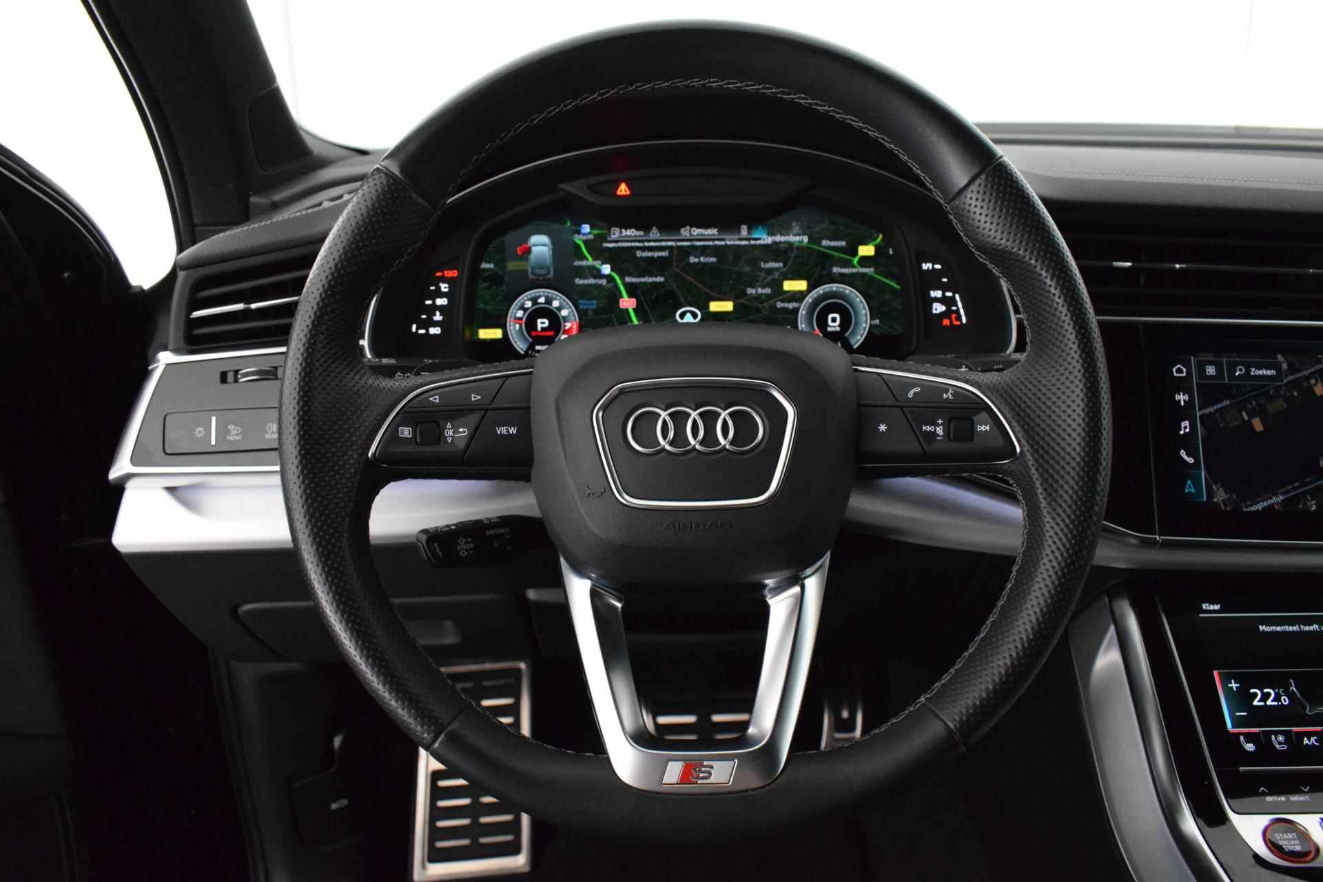 Audi SQ7 4.0 TFSI 507pk quattro 7Pers. Trekhaak Laser Led B&O Keyless Virtual Cockpit Head-Up Panoramadak Luchtvering Navigatie - 23/70