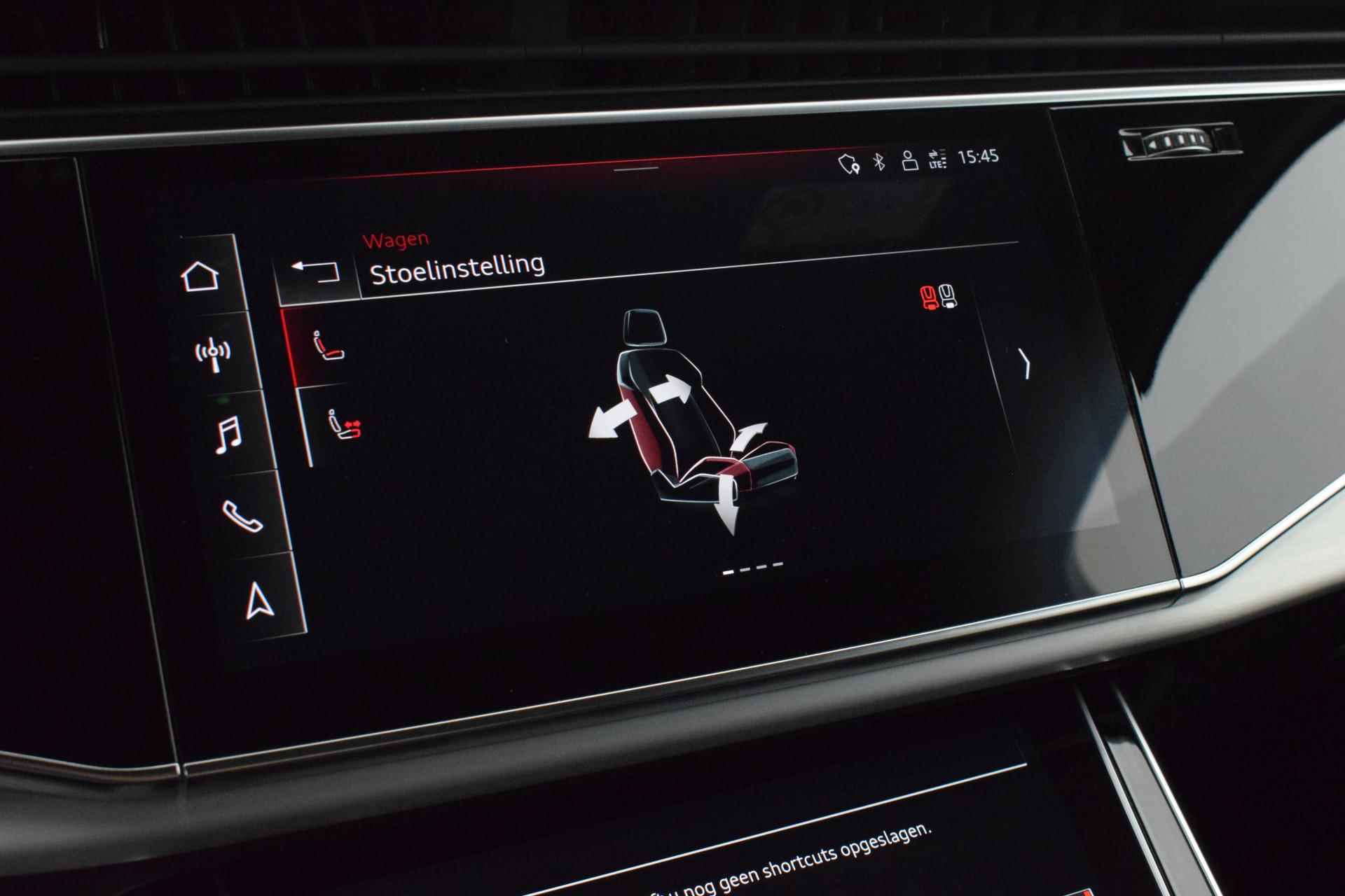 Audi SQ7 4.0 TFSI 507pk quattro 7Pers. Trekhaak Laser Led B&O Keyless Virtual Cockpit Head-Up Panoramadak Luchtvering Navigatie - 40/70