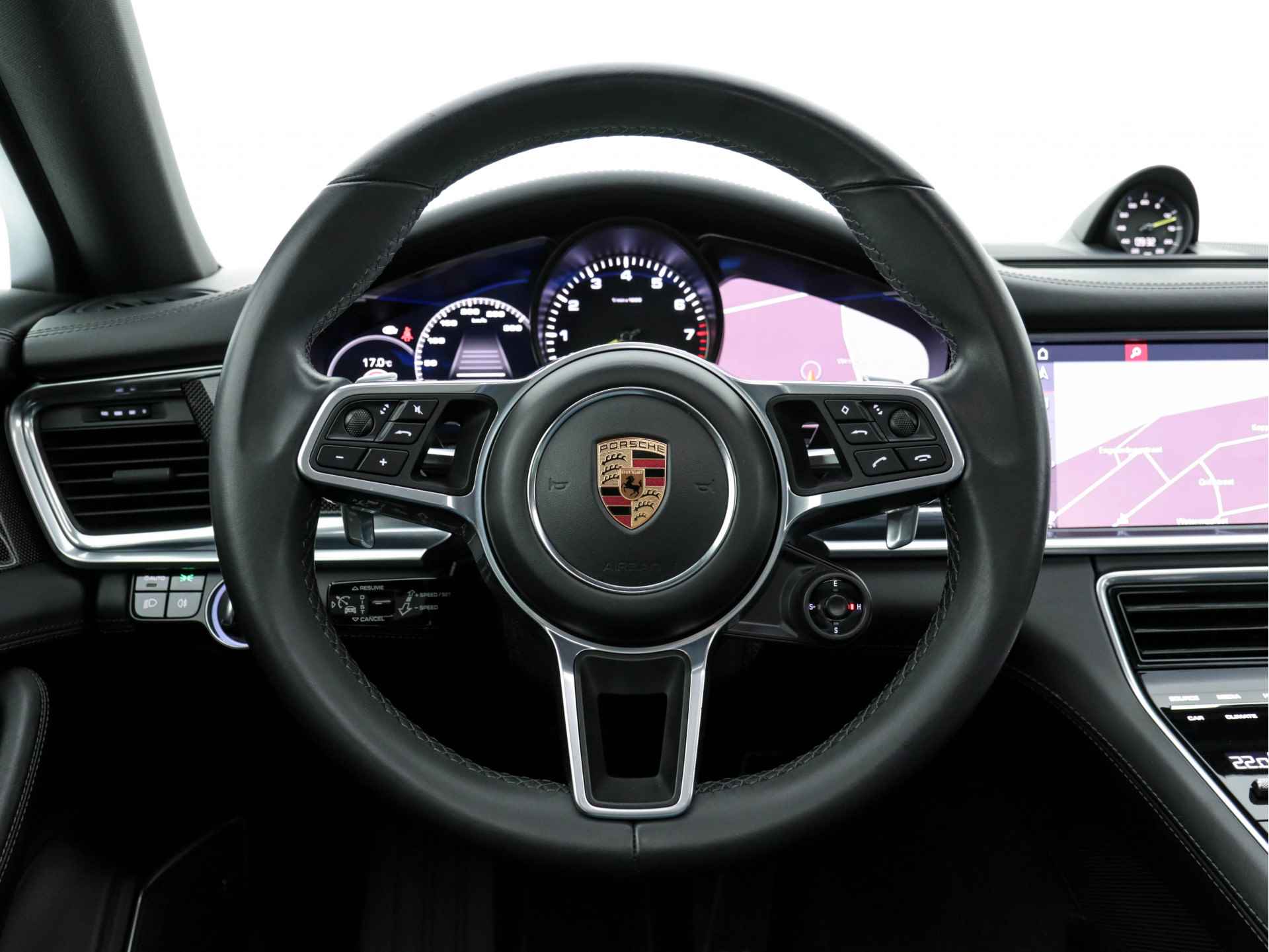 Porsche Panamera Sport Turismo Sport-Chrono-Pack 2.9 4 E-Hybrid [NL-AUTO] Aut. *PANO | NAPPA- FULL-LEather | NAVI-FULLMAP | AIR-SUSPENSION | KEYLESS | BOSE-SURROUND | SOFT-CLOSE | ADAPT-CRUISE | SURROUND-VIEW | DAB | MEMORY-PACK | APP.CONNECT | SPORT-SEATS | ... - 19/45