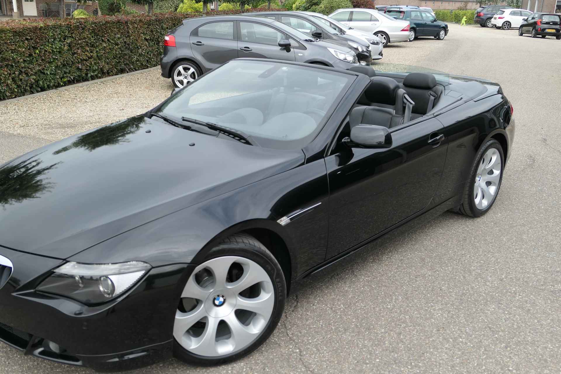 BMW 6 Serie 630i Cabrio 3.0 6 Cilinder Automaat, Youngtimer, Comfortabele VERZORGDE auto .. TAXATIE rapport aanwezig .. keuring toegestaan - 4/65