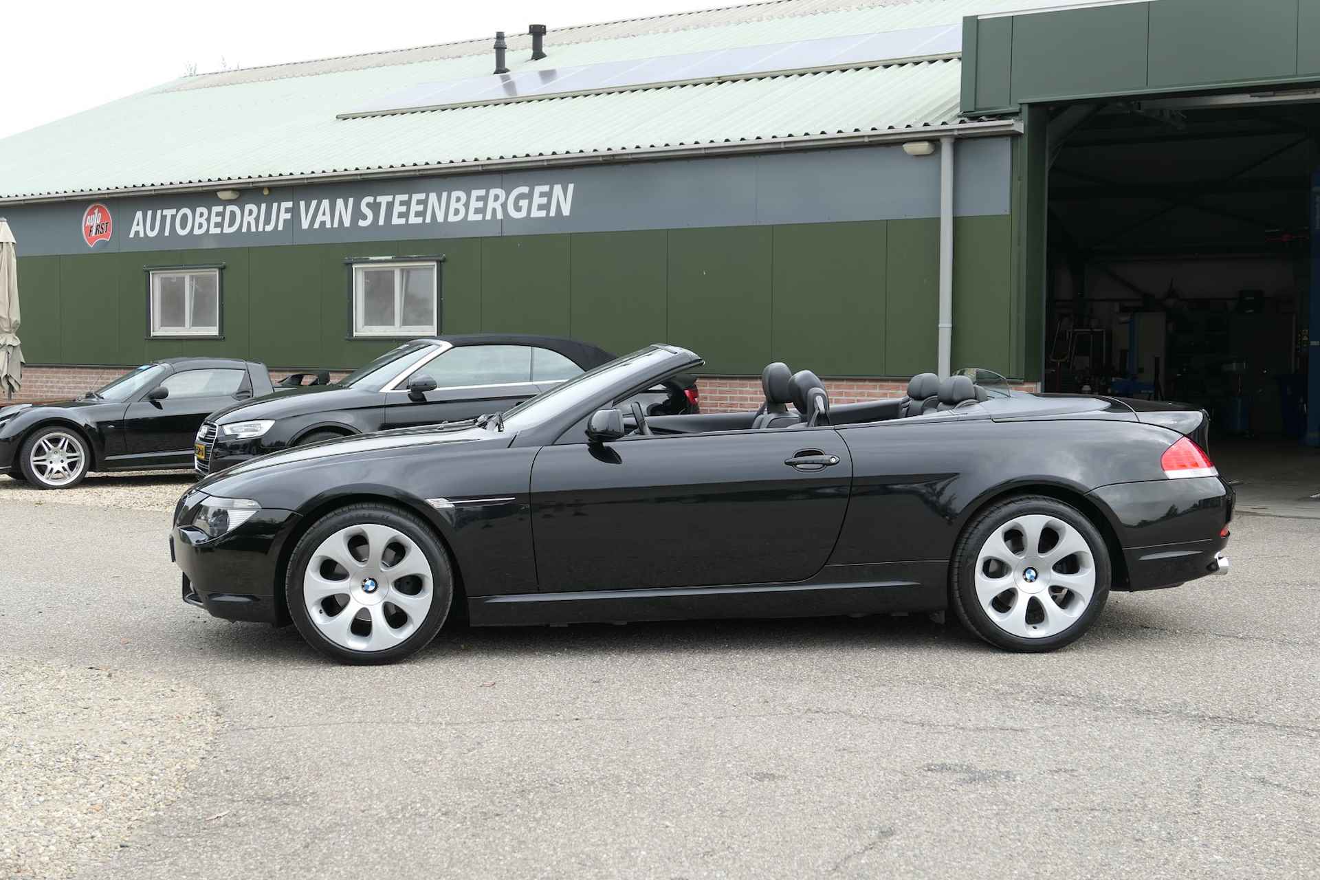 BMW 6 Serie 630i Cabrio 3.0 6 Cilinder Automaat, Youngtimer, Comfortabele VERZORGDE auto .. TAXATIE rapport aanwezig .. keuring toegestaan - 9/65