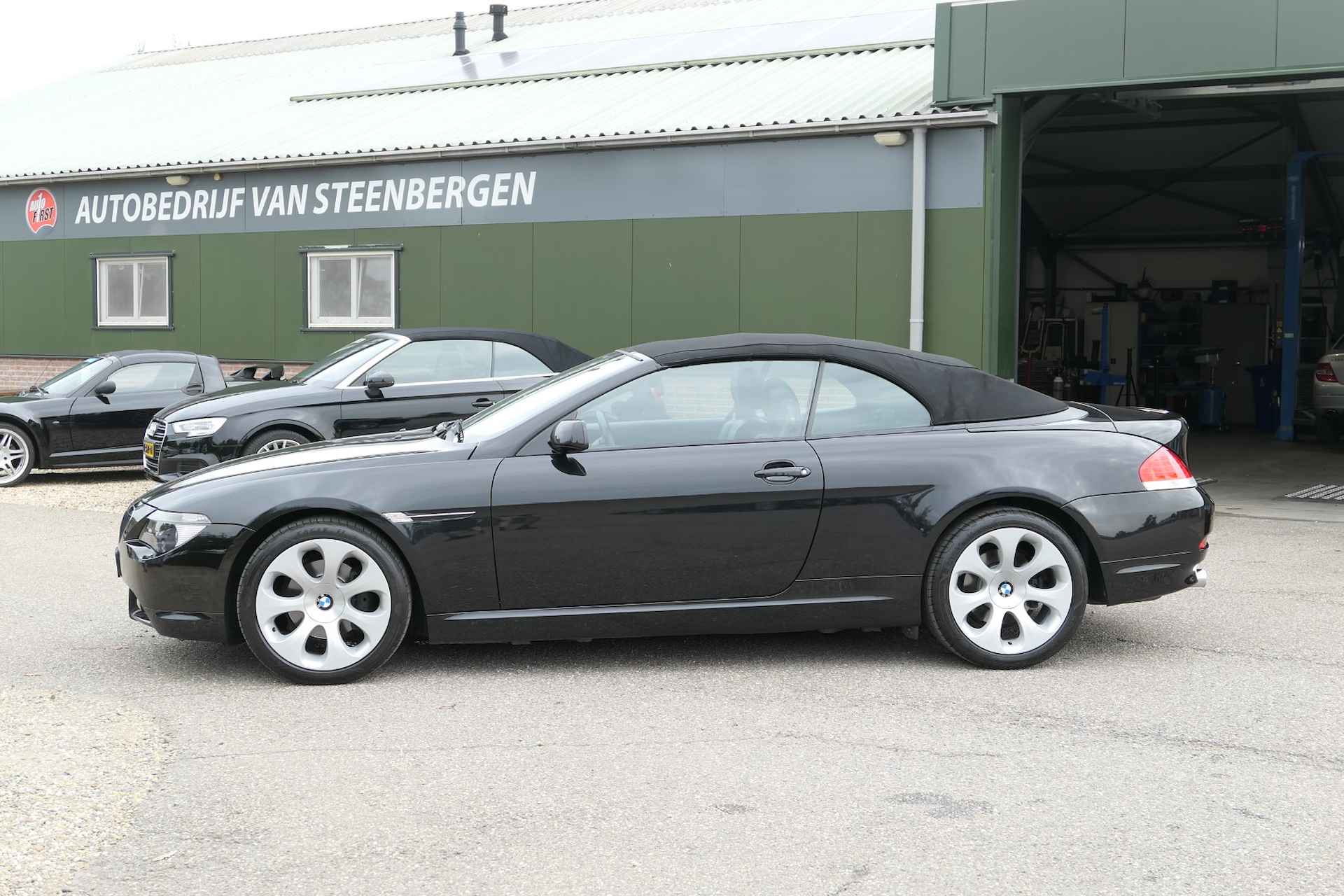 BMW 6 Serie 630i Cabrio 3.0 6 Cilinder Automaat, Youngtimer, Comfortabele VERZORGDE auto .. TAXATIE rapport aanwezig .. keuring toegestaan - 10/65