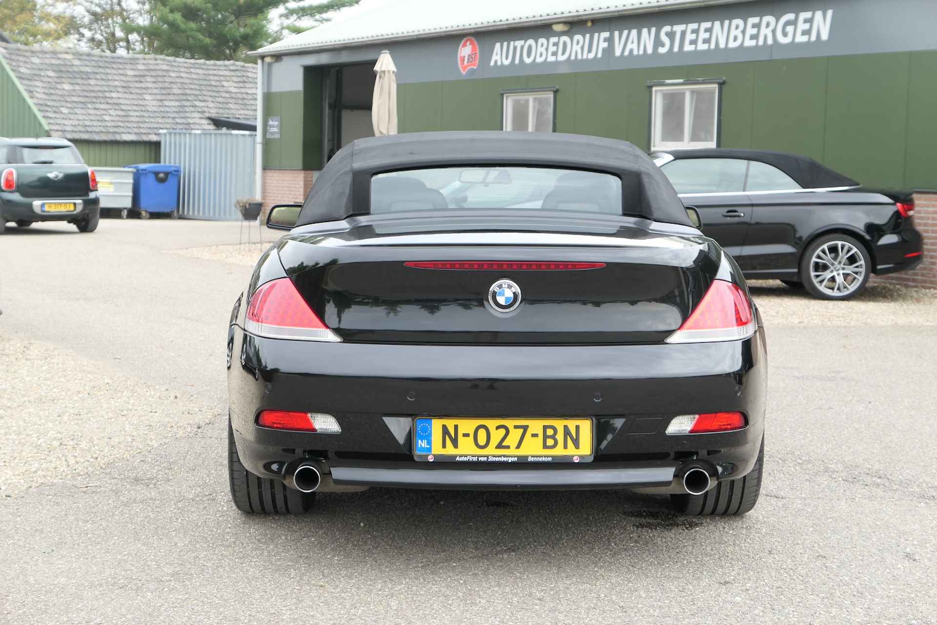 BMW 6 Serie 630i Cabrio 3.0 6 Cilinder Automaat, Youngtimer, Comfortabele VERZORGDE auto .. TAXATIE rapport aanwezig .. keuring toegestaan - 15/65