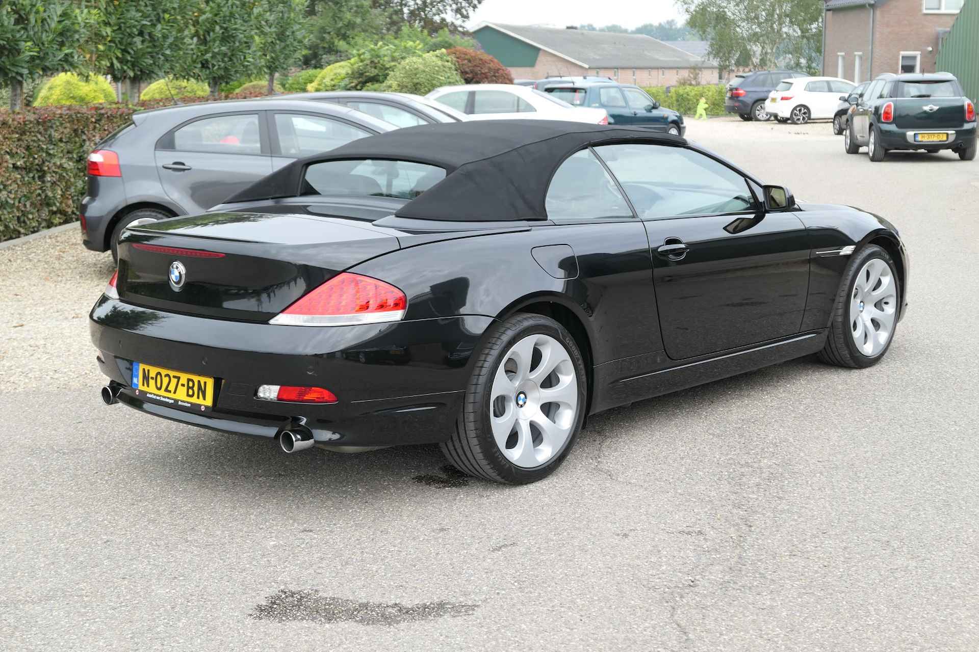 BMW 6 Serie 630i Cabrio 3.0 6 Cilinder Automaat, Youngtimer, Comfortabele VERZORGDE auto .. TAXATIE rapport aanwezig .. keuring toegestaan - 17/65