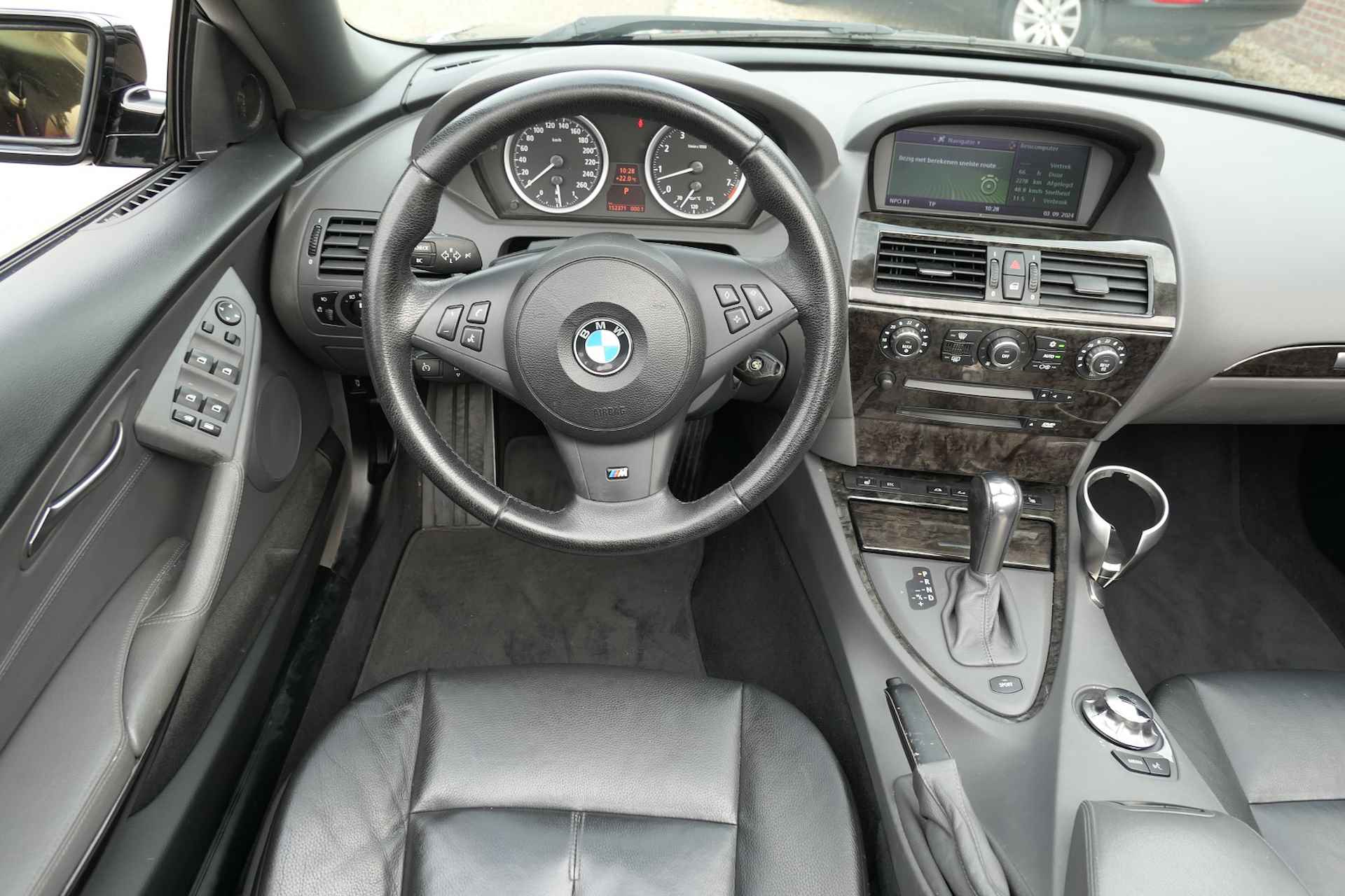 BMW 6 Serie 630i Cabrio 3.0 6 Cilinder Automaat, Youngtimer, Comfortabele VERZORGDE auto .. TAXATIE rapport aanwezig .. keuring toegestaan - 32/65