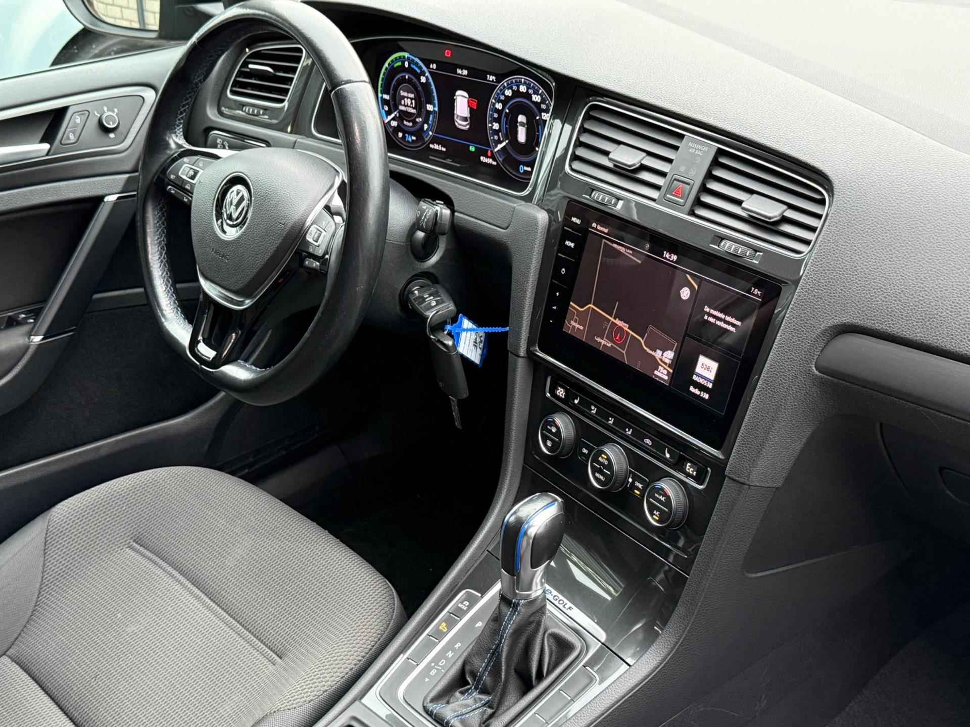 Volkswagen E-Golf Navi Camera Stoelverwarming Nieuwe Apk - 3/24